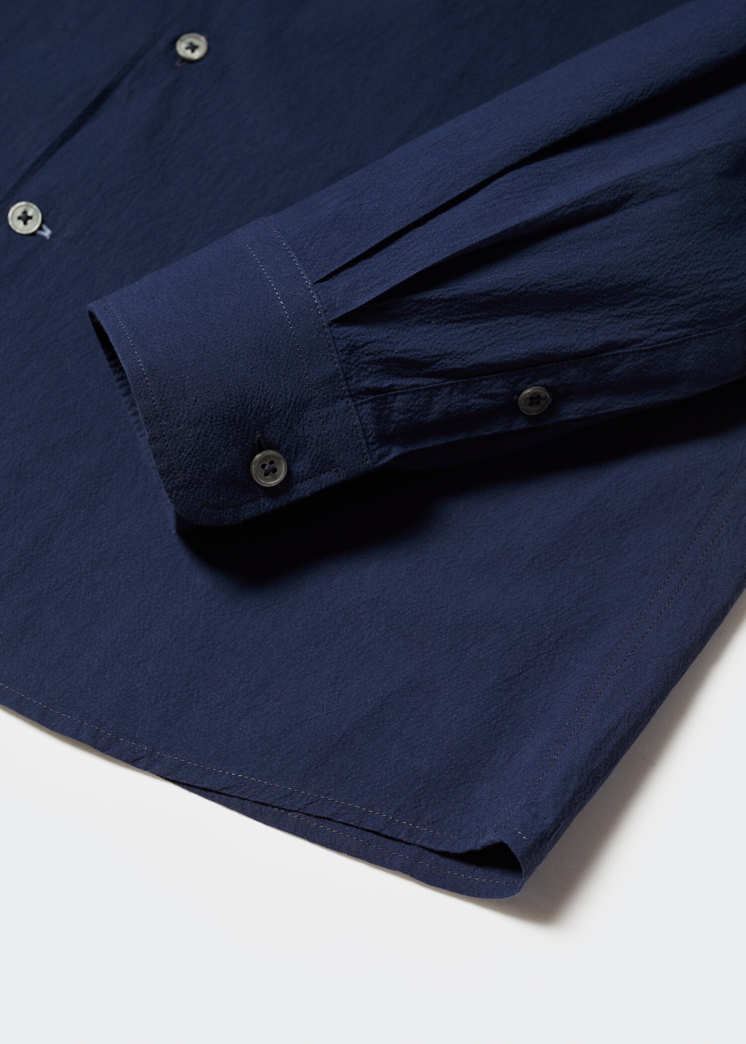 Chemise slim-fit coton seersucker - Détail de l'article 8