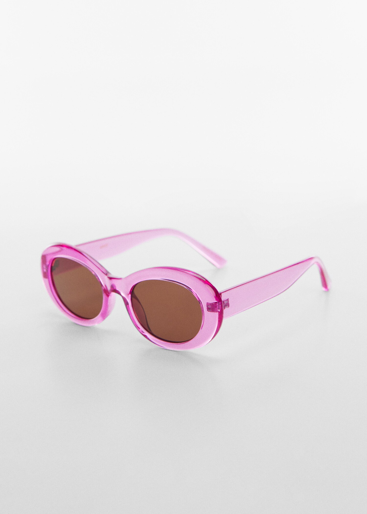 Sonnenbrille mit halbtransparentem Gestell - Mittlere Ansicht