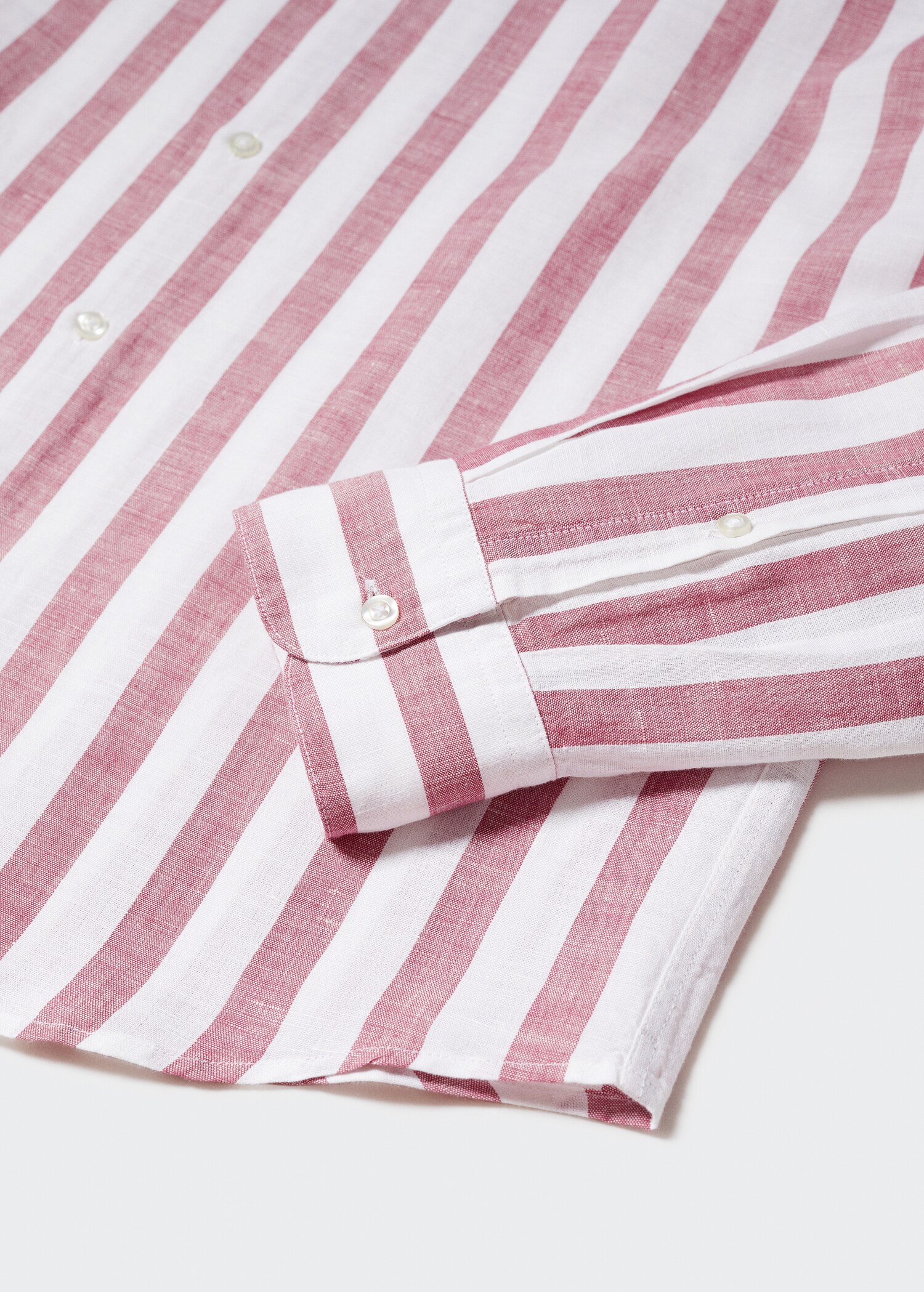 Camisa regular fit lino rayas - Detalle del artículo 8