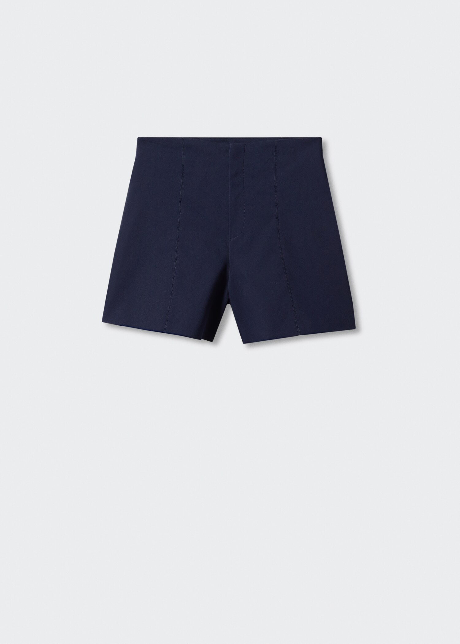High-waist straight shorts - Article without model