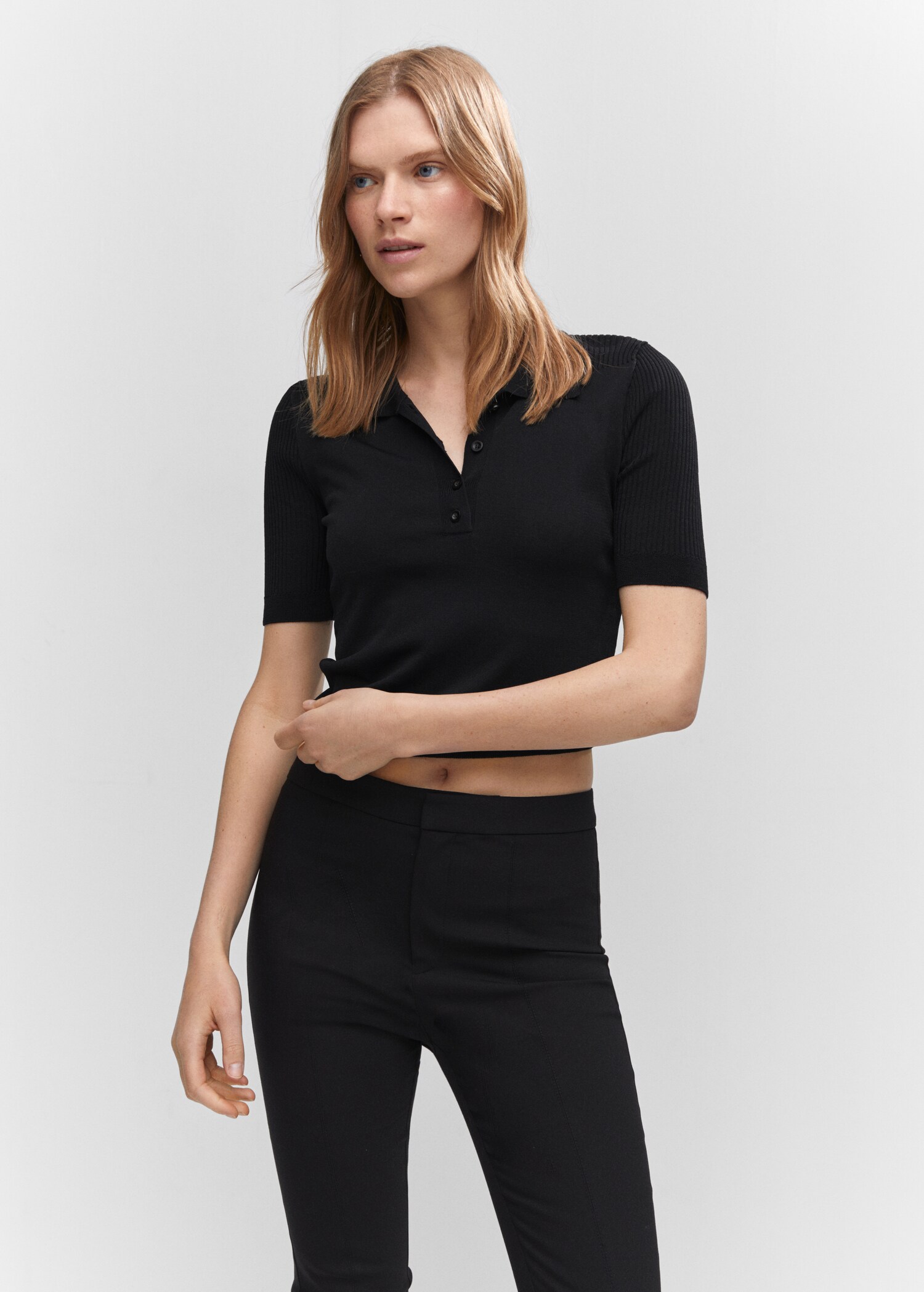Crop skinny trousers - Details of the article 1