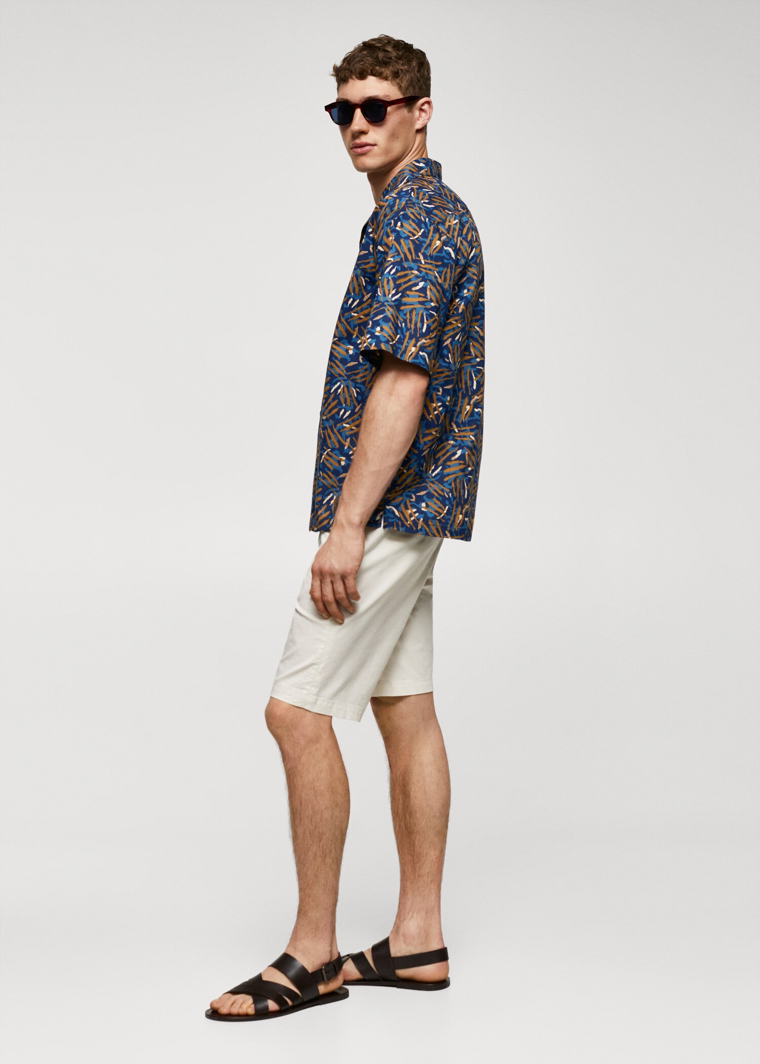 Chemise col bowling 100 % coton - Détail de l'article 2