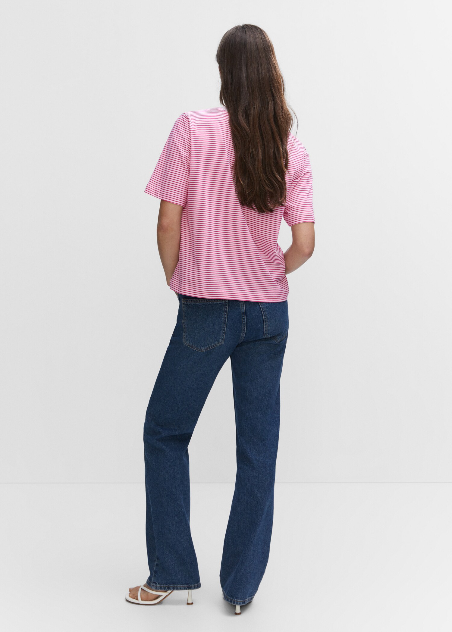 Camiseta algodón rayas - Reverso del artículo