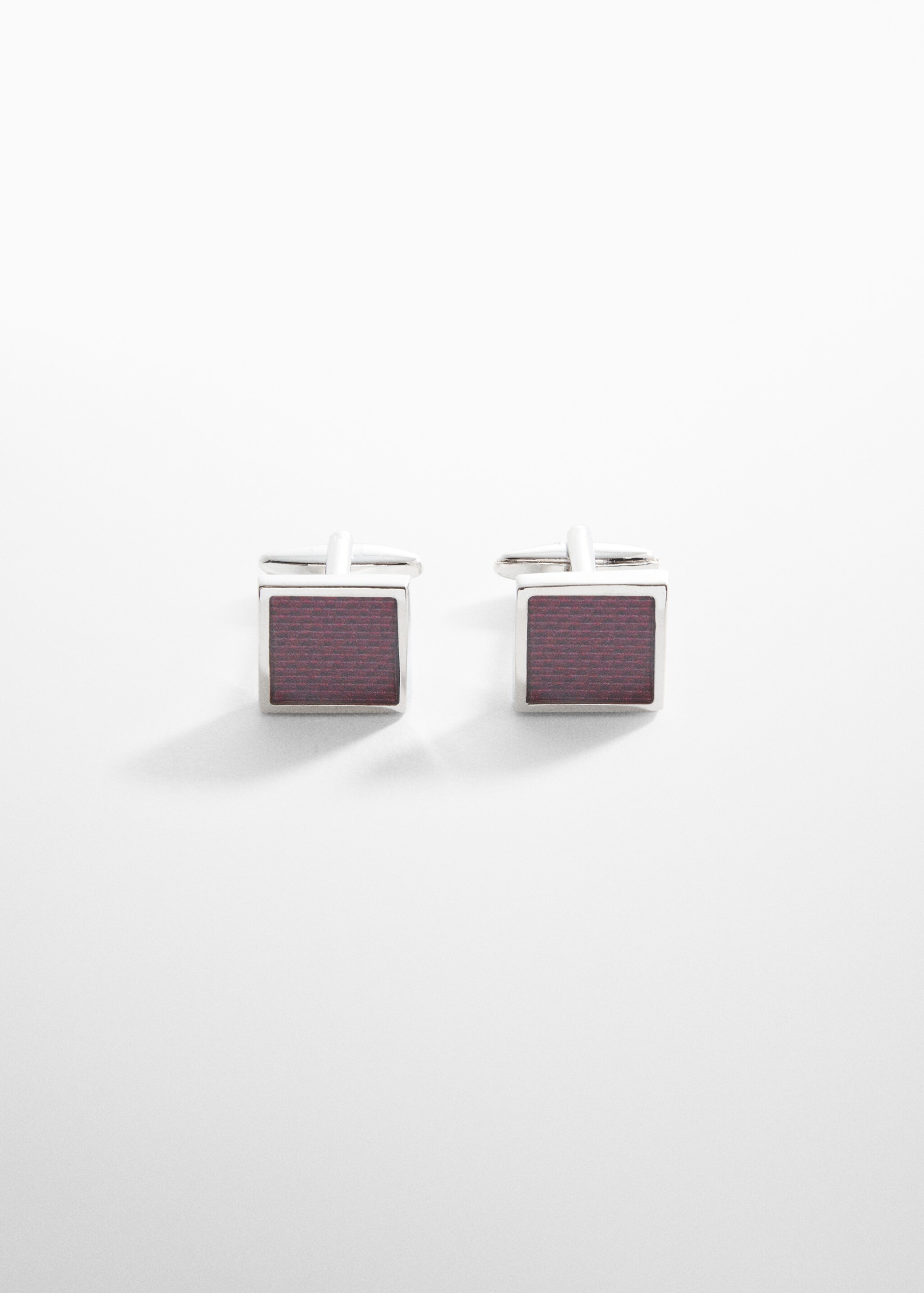 Coloured square cufflinks - Article without model