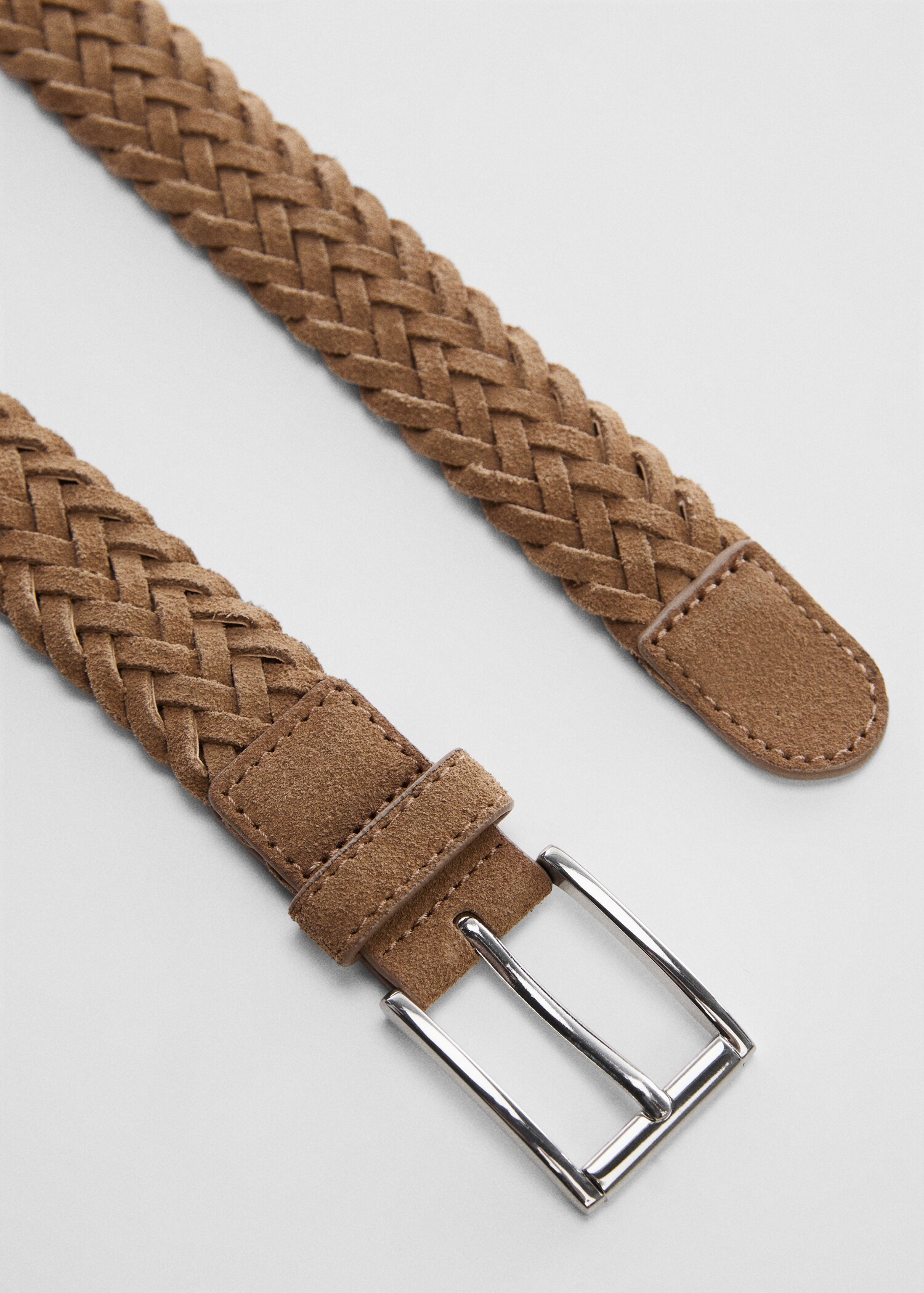 Ceinture cuir suède tressée - Détail de l'article 1