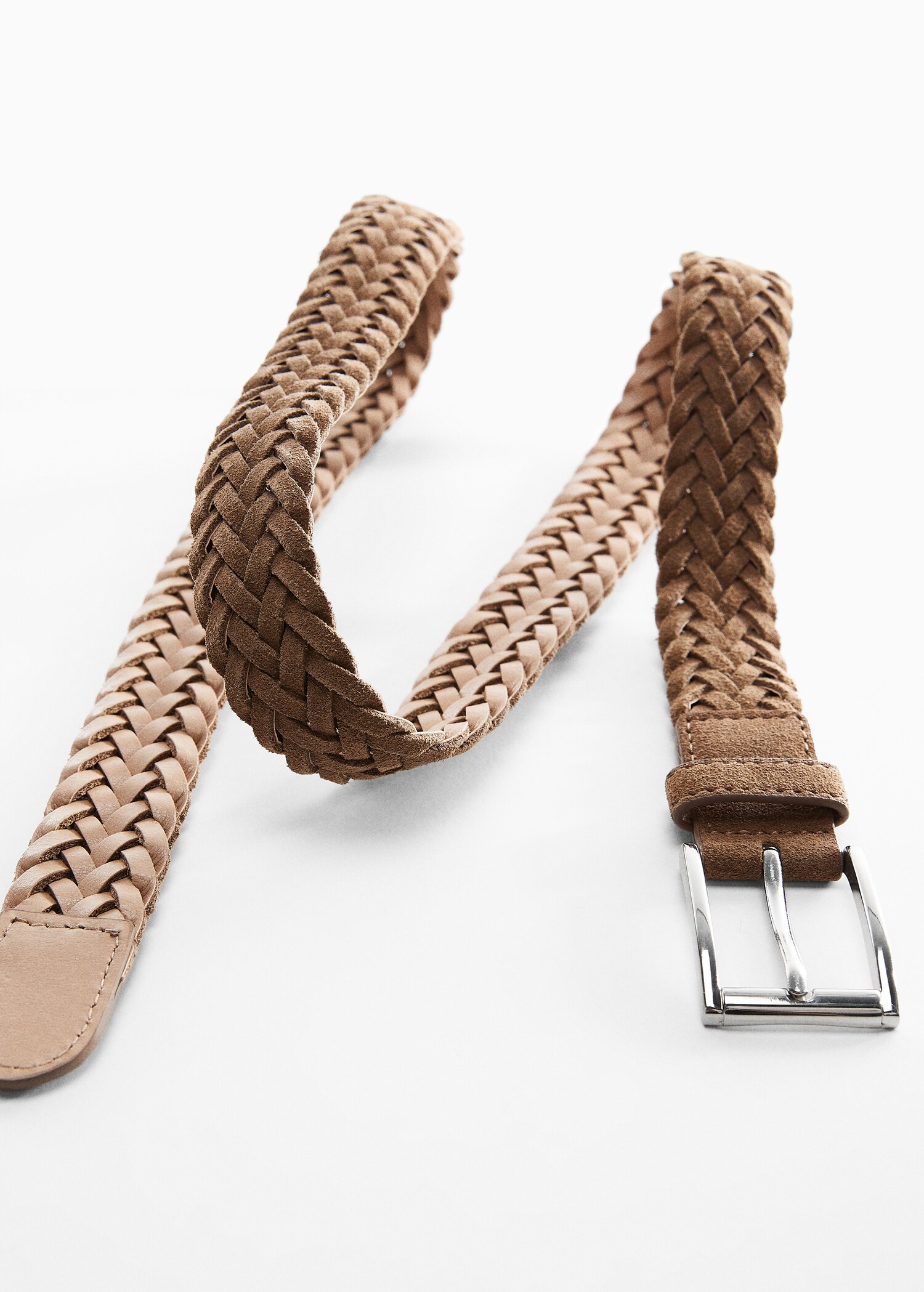 Ceinture cuir suède tressée - Détail de l'article 5