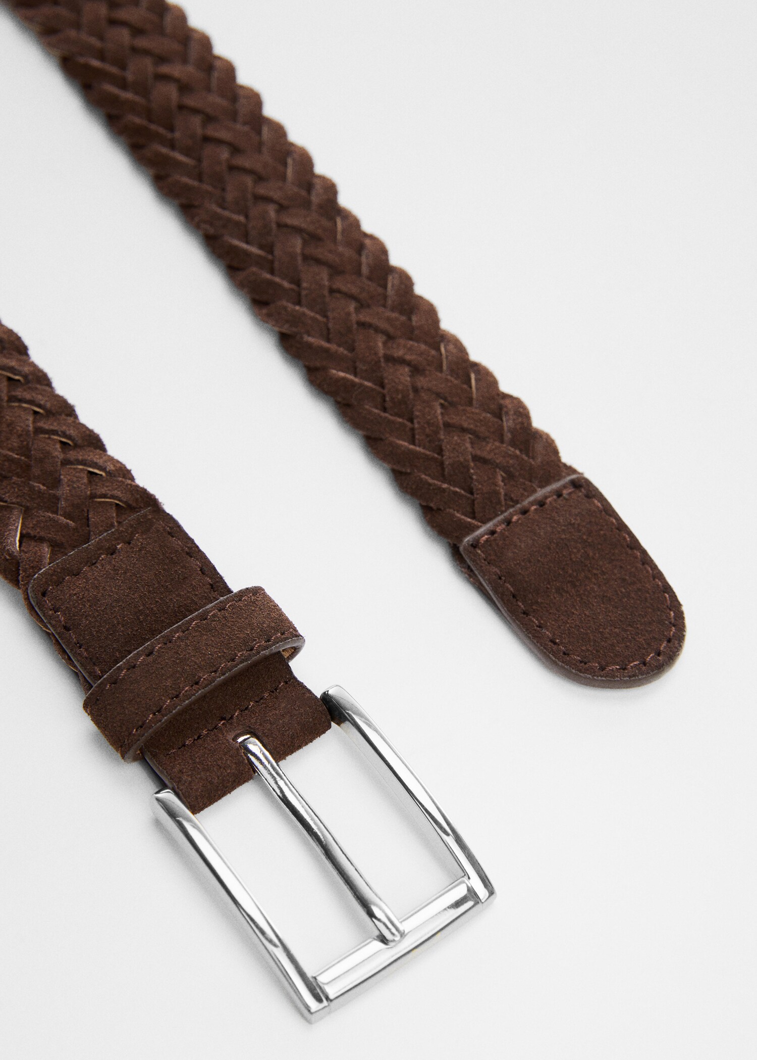Ceinture cuir suède tressée - Détail de l'article 1