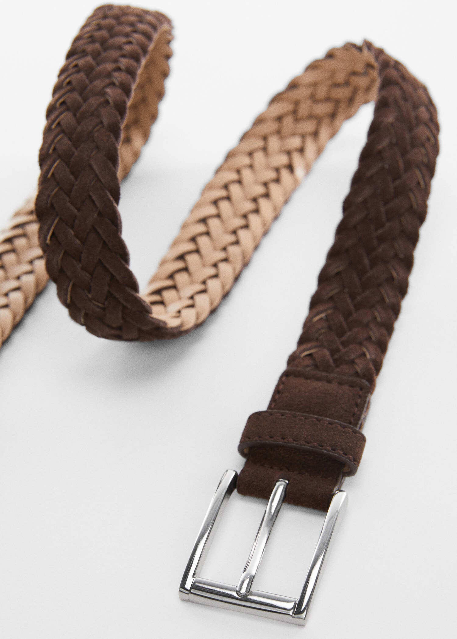 Ceinture cuir suède tressée - Détail de l'article 2