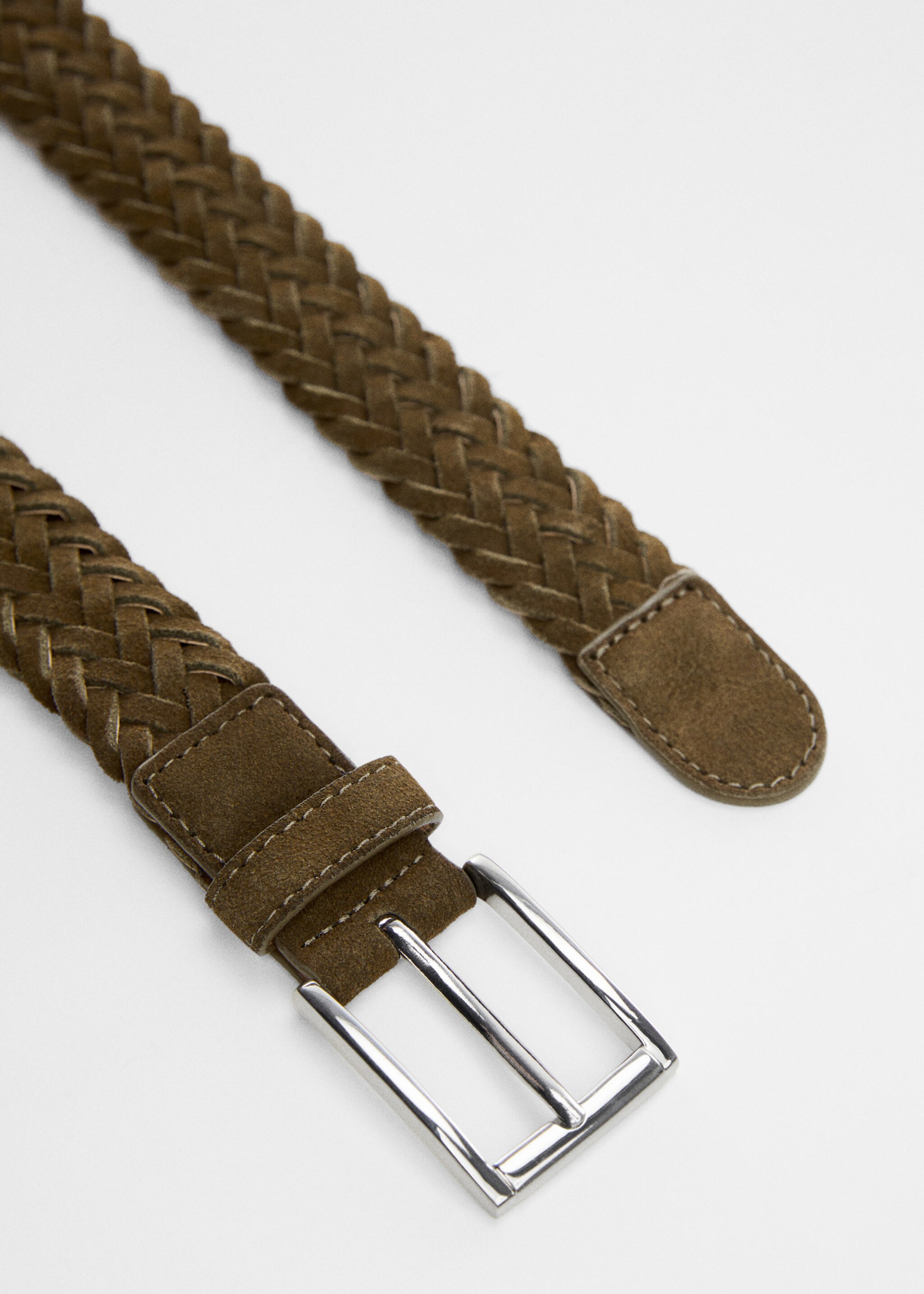 Ceinture simili-cuir suède tressée - Détail de l'article 1