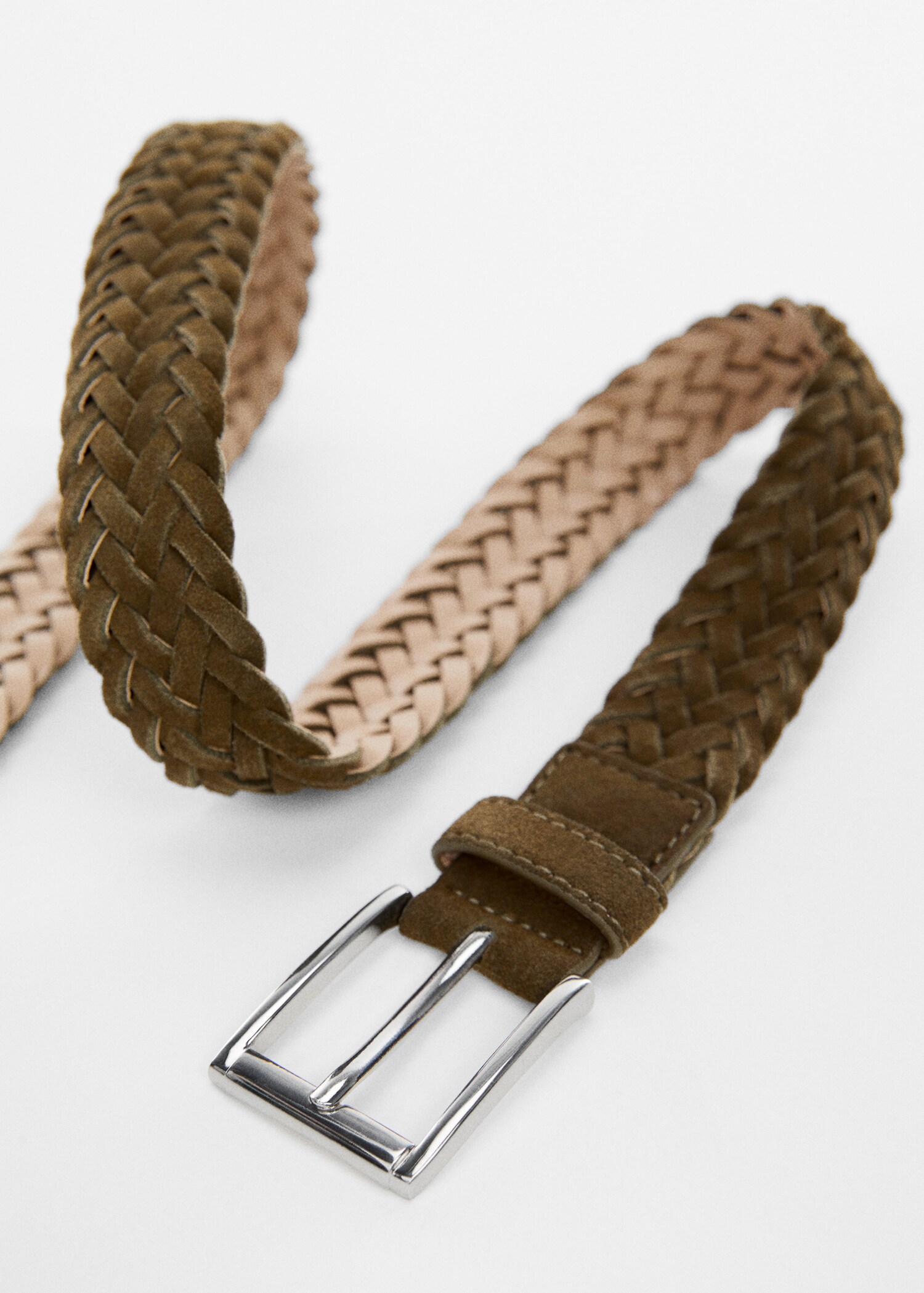 Ceinture cuir suède tressée - Détail de l'article 2