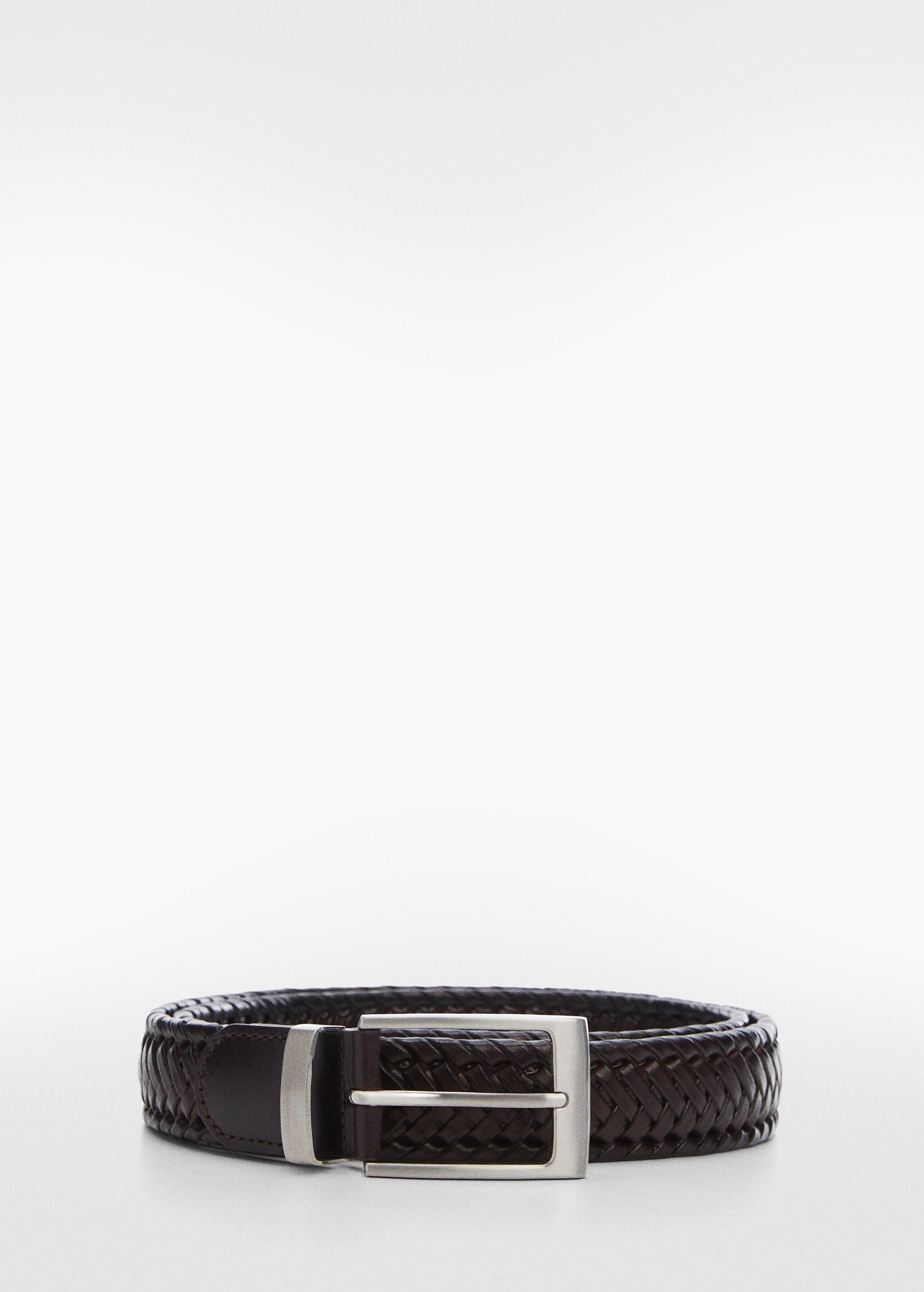 Braided leather belt - Article without model
