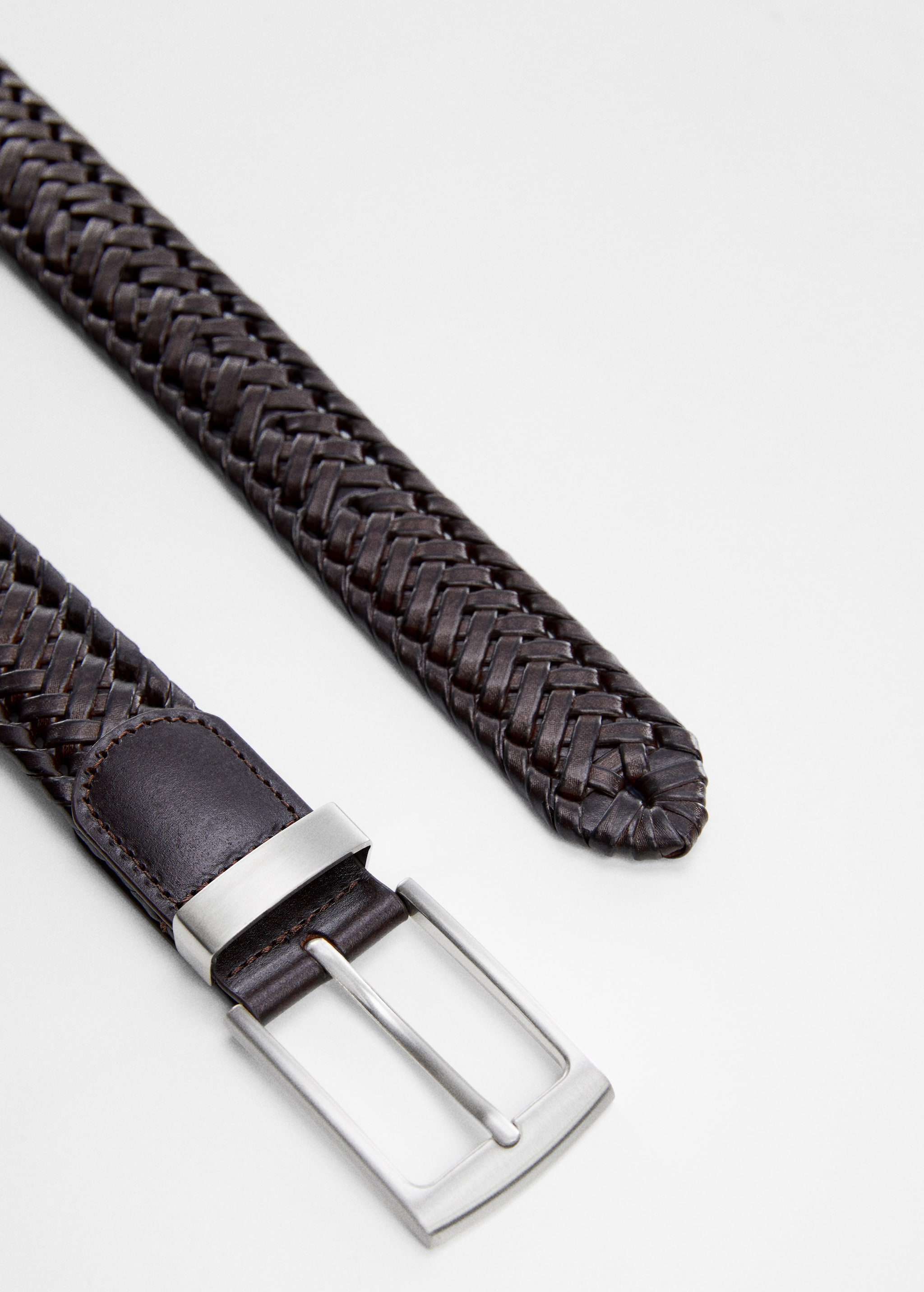 Braided leather belt - Details of the article 1