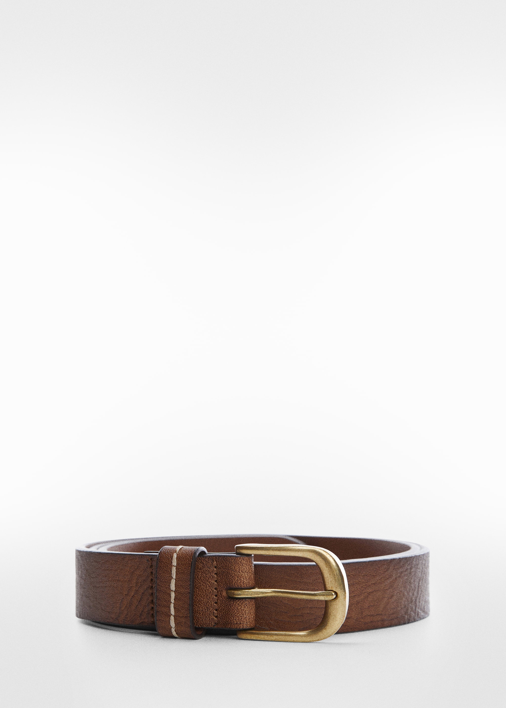 Pebbled leather belt - Article without model