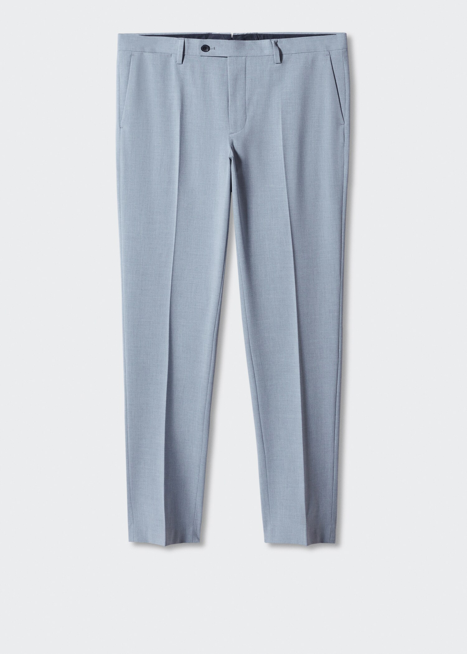 Stretch-fabric slim-fit suit pants - Article without model