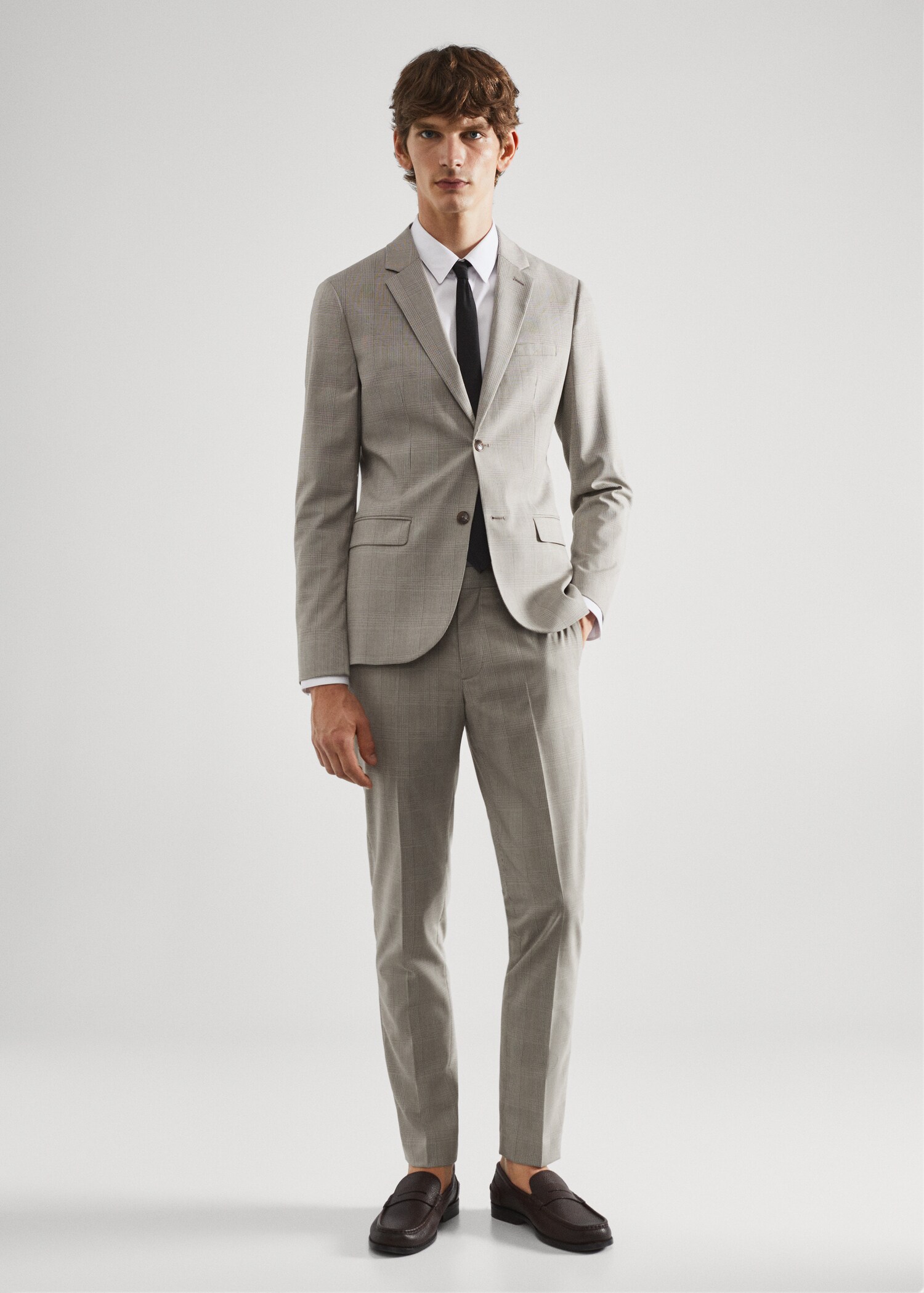 Pantalon costume imprimé super slim-fit - Détail de l'article 4