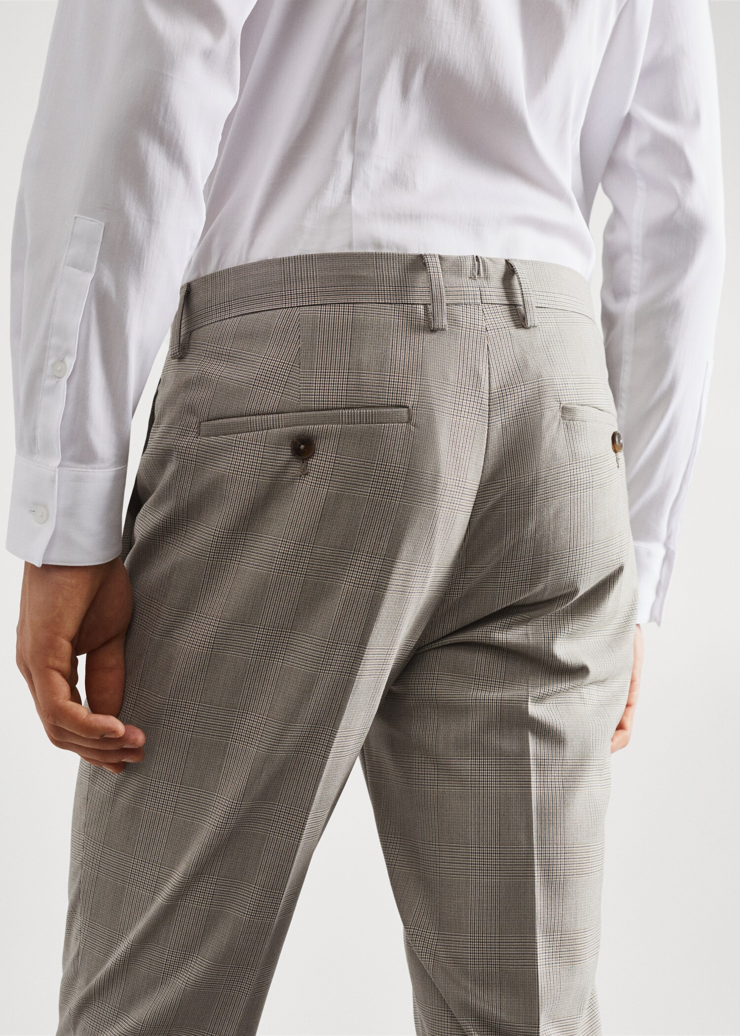 Pantalon costume imprimé super slim-fit - Détail de l'article 6