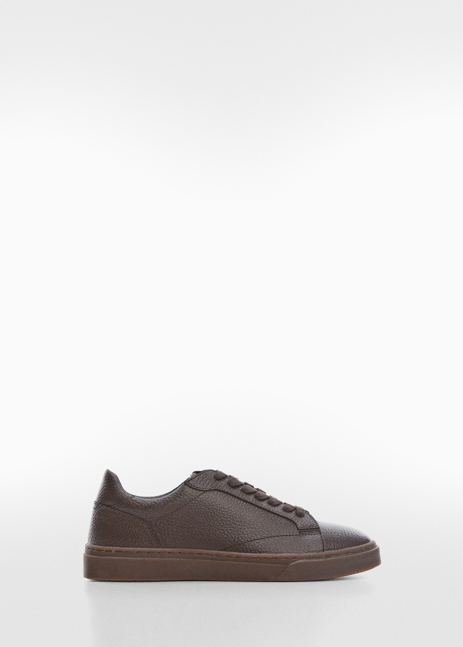 Pebbled leather sneakers - Article without model