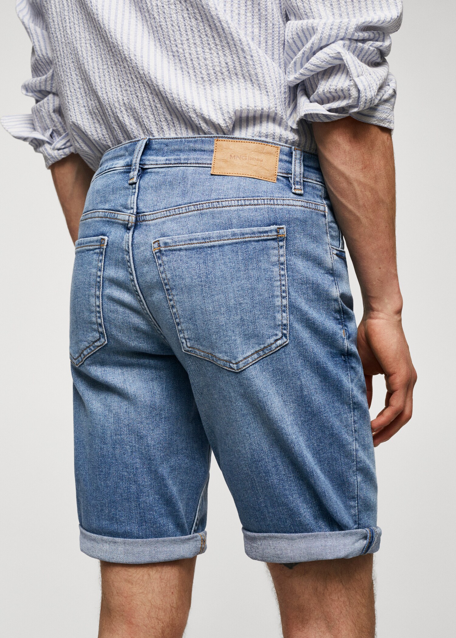 Bermudas vaqueras slim fit - Detalle del artículo 6