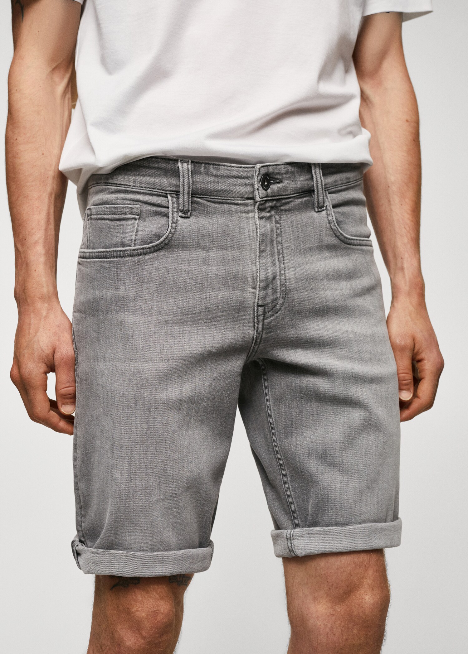 Bermudas vaqueras slim fit - Detalle del artículo 1