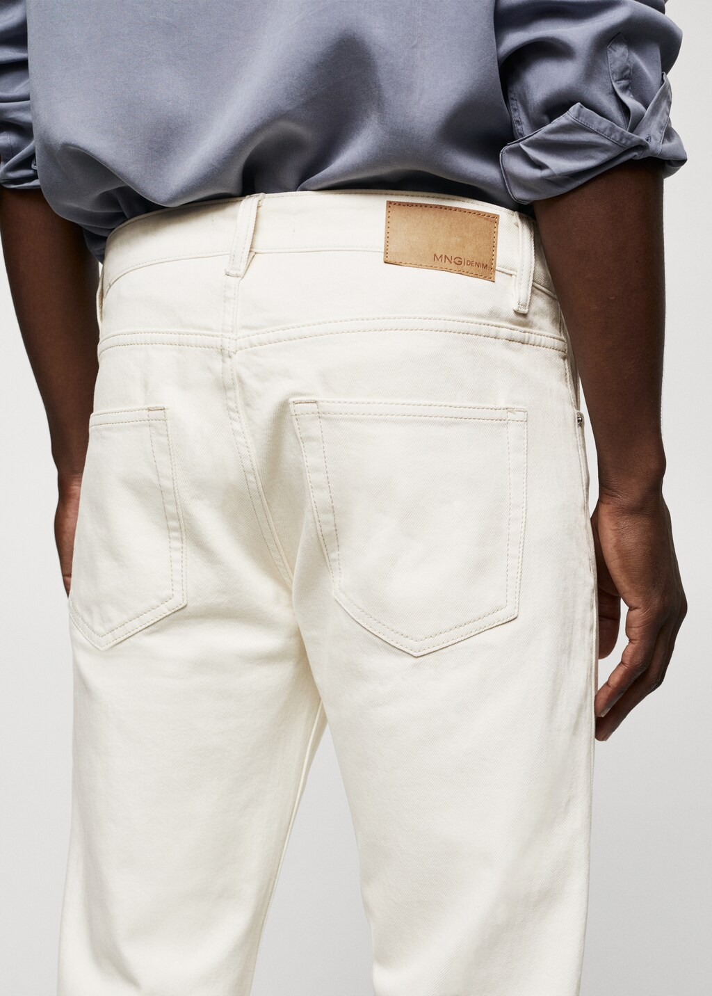Ben tapered cropped jeans - Men | MANGO OUTLET USA
