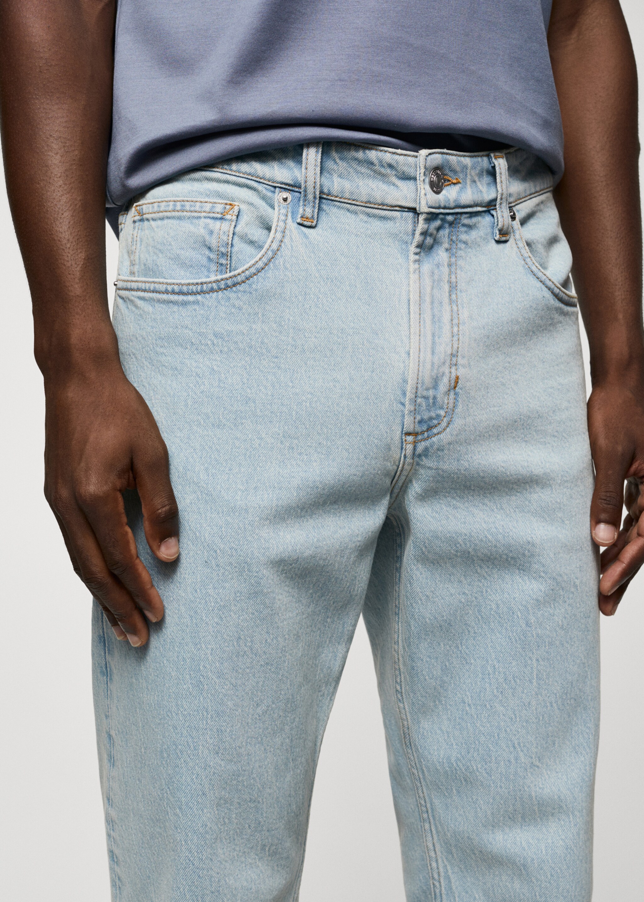Ben tapered cropped jeans - Details of the article 1
