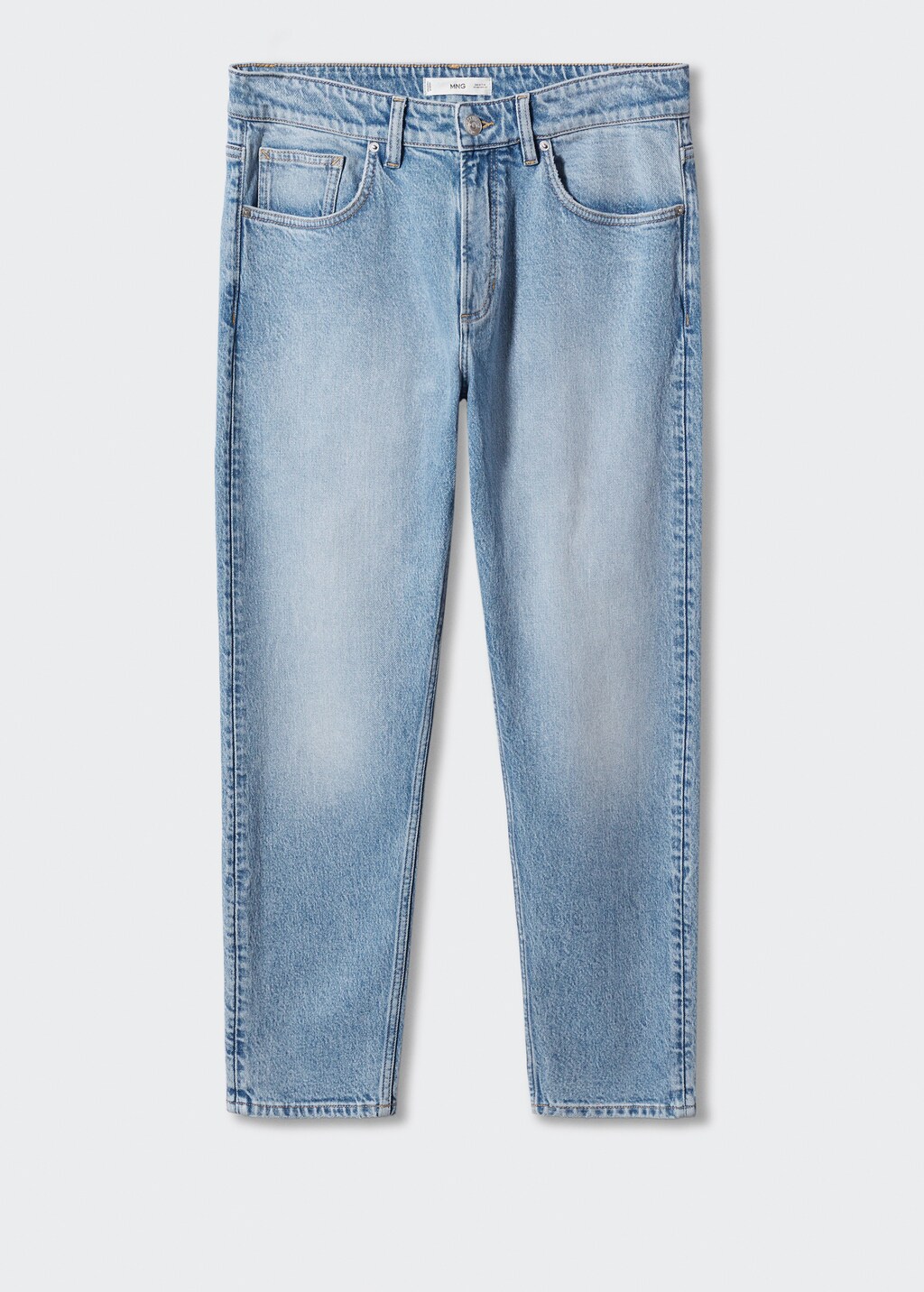 【BAON】Cadiz Snap Button Wide Denim Pants Straight Fit Snap Button Side Split Denim Jean｜Sumwon