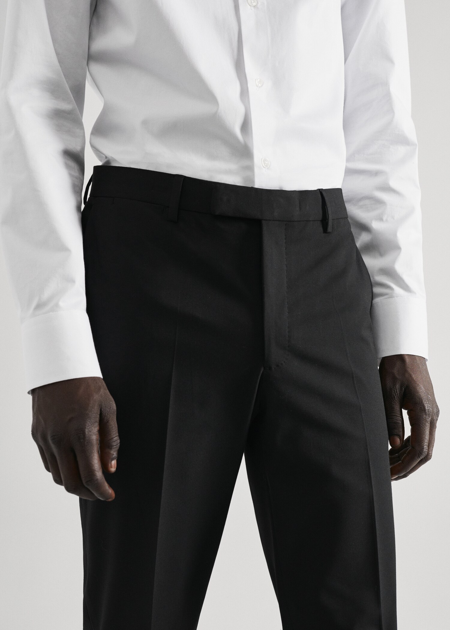Tuxedo suit trousers - Details of the article 1