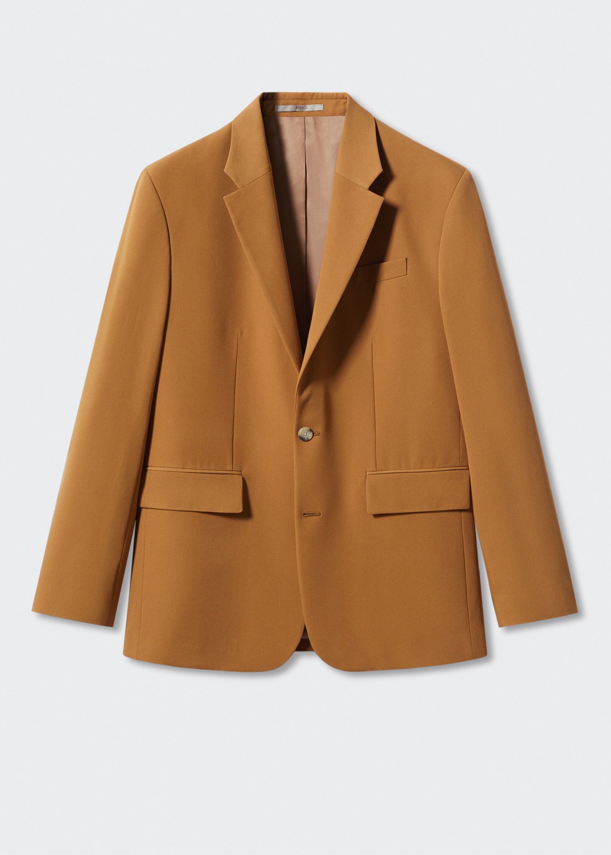 Regular fit suit blazer - Article without model, Orange. Ref: 57010717-00.