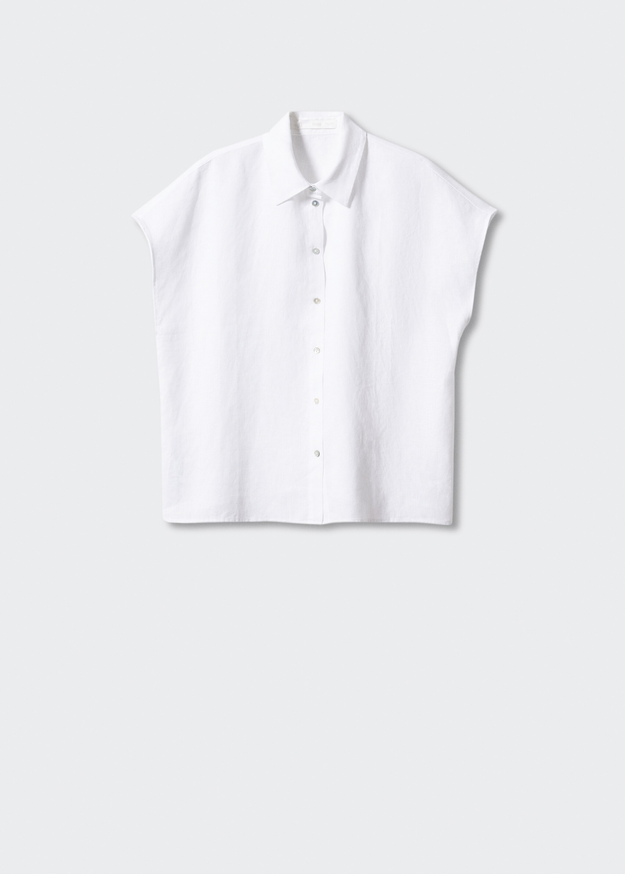 Camisa lino manga corta - Artículo sin modelo