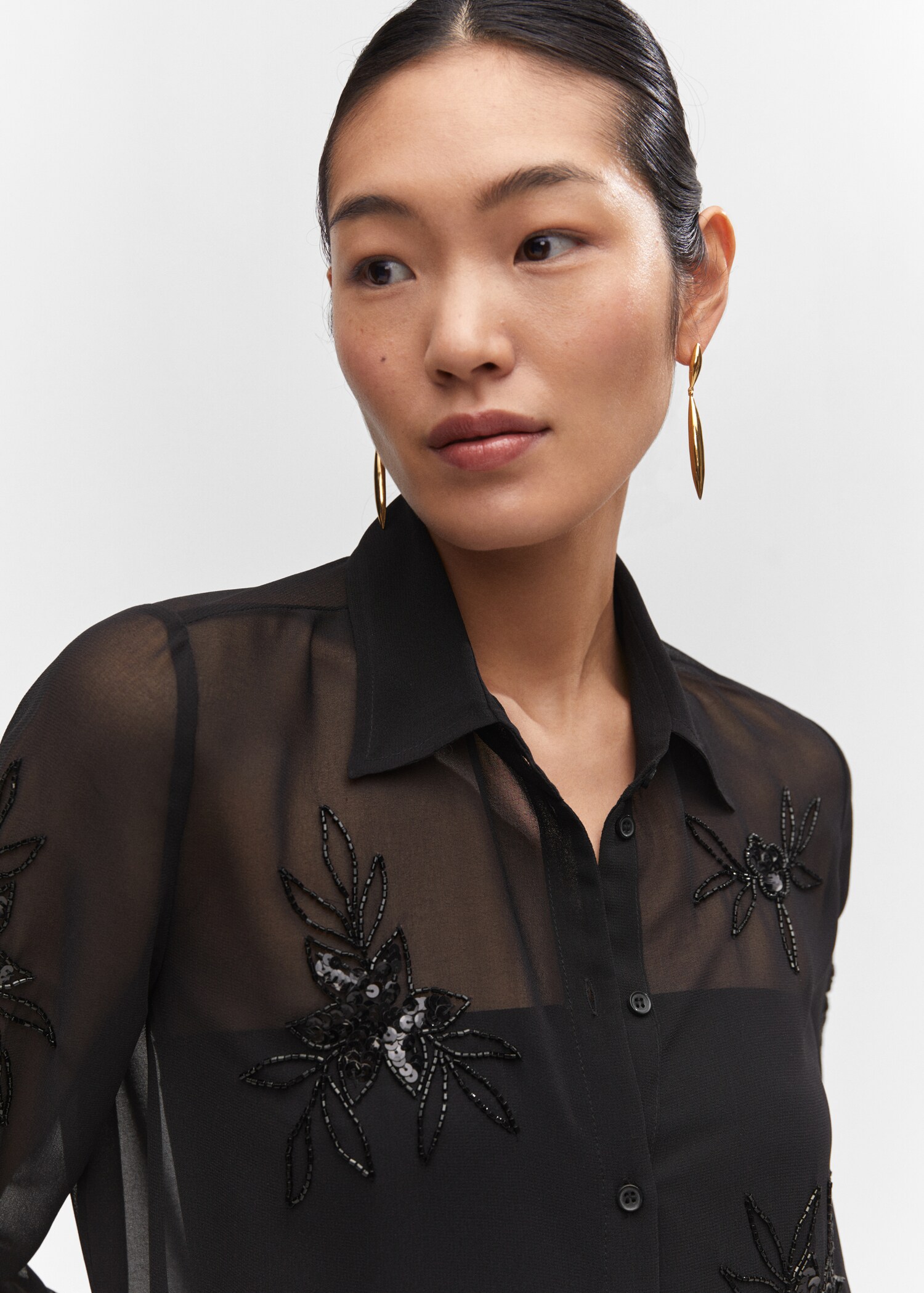Chemise détails perlés - Détail de l'article 1