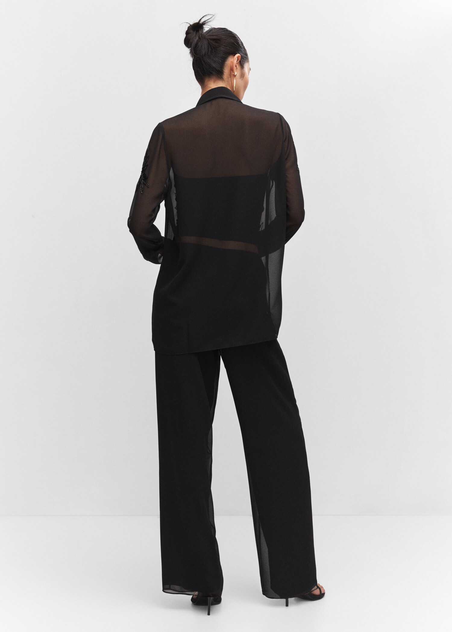 Chemise détails perlés - Verso de l’article