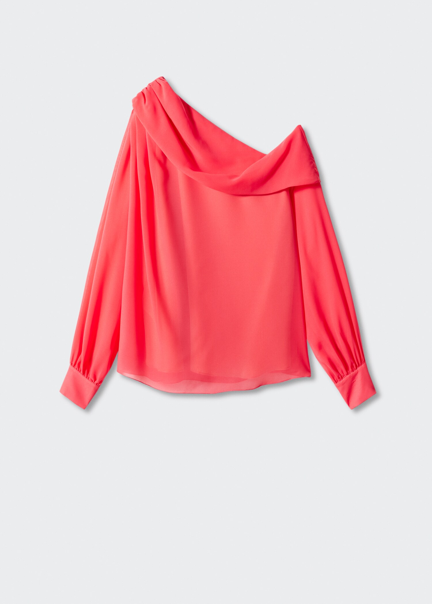 Asymmetrische Oversized-Bluse - Artikel ohne Model