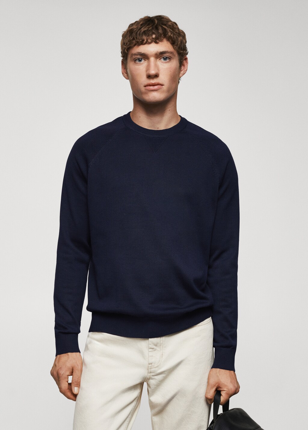 Fine knit cotton sweater Men MANGO OUTLET Netherlands