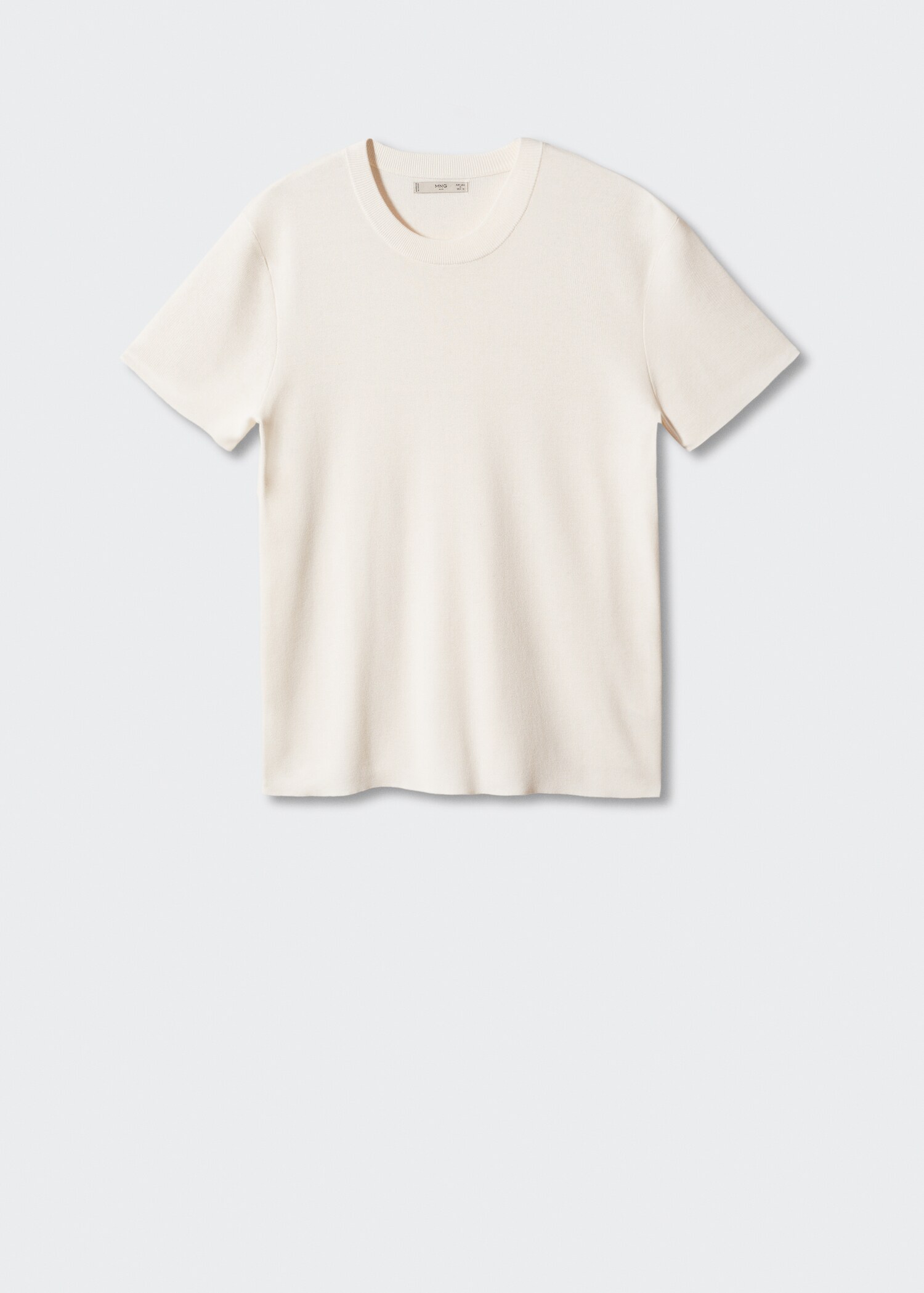 Camiseta punto fino algodón - Artículo sin modelo
