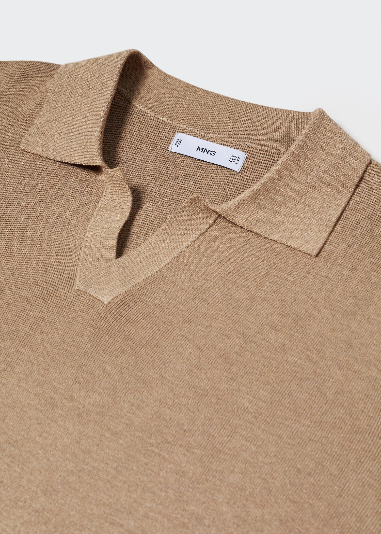 Fine-knit polo shirt - Details of the article 8