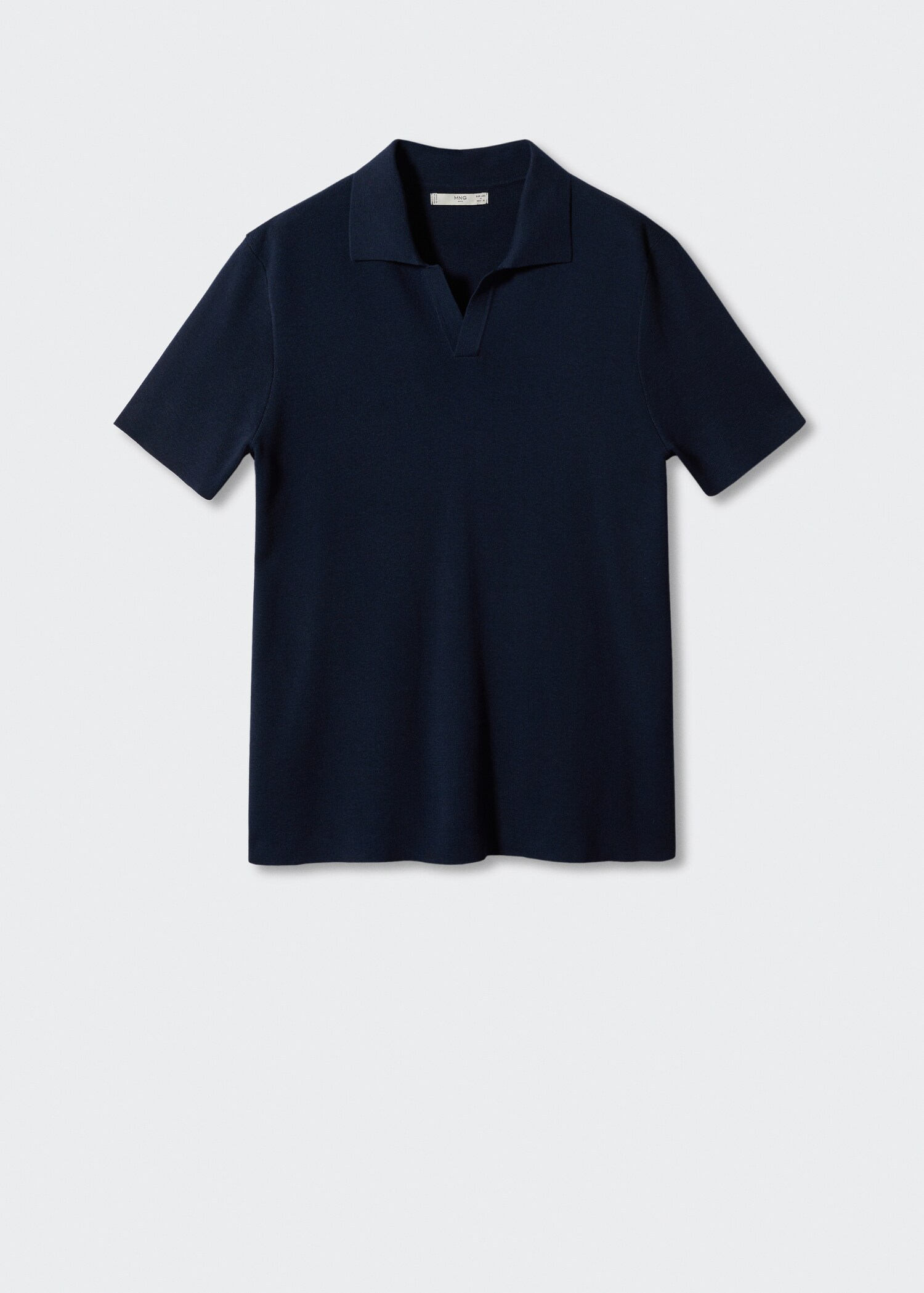 Fine-knit polo shirt - Article without model