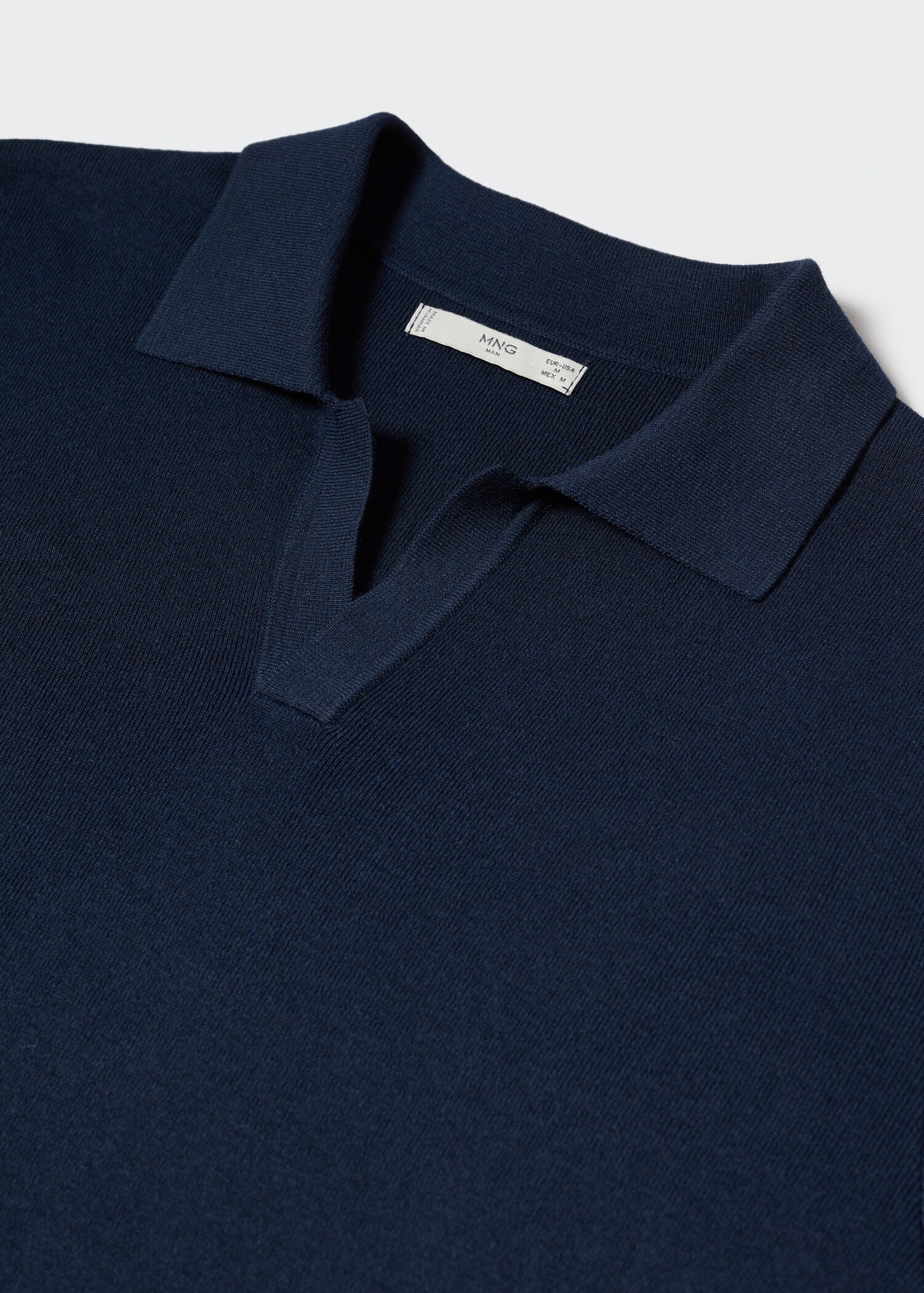 Fine-knit polo shirt - Details of the article 8