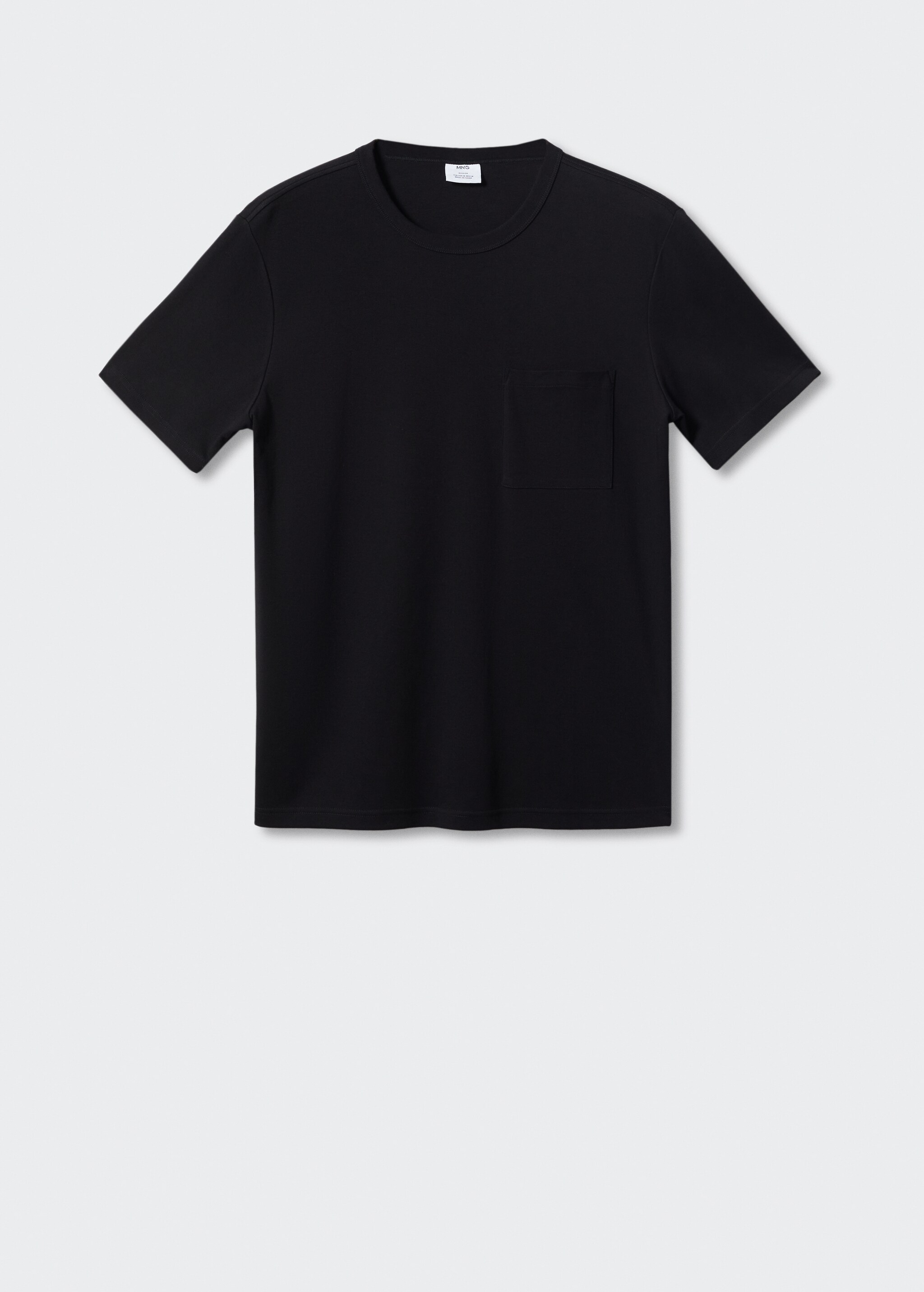 T-Shirt aus 100 % Baumwolle mit Tasche - Artikel ohne Model