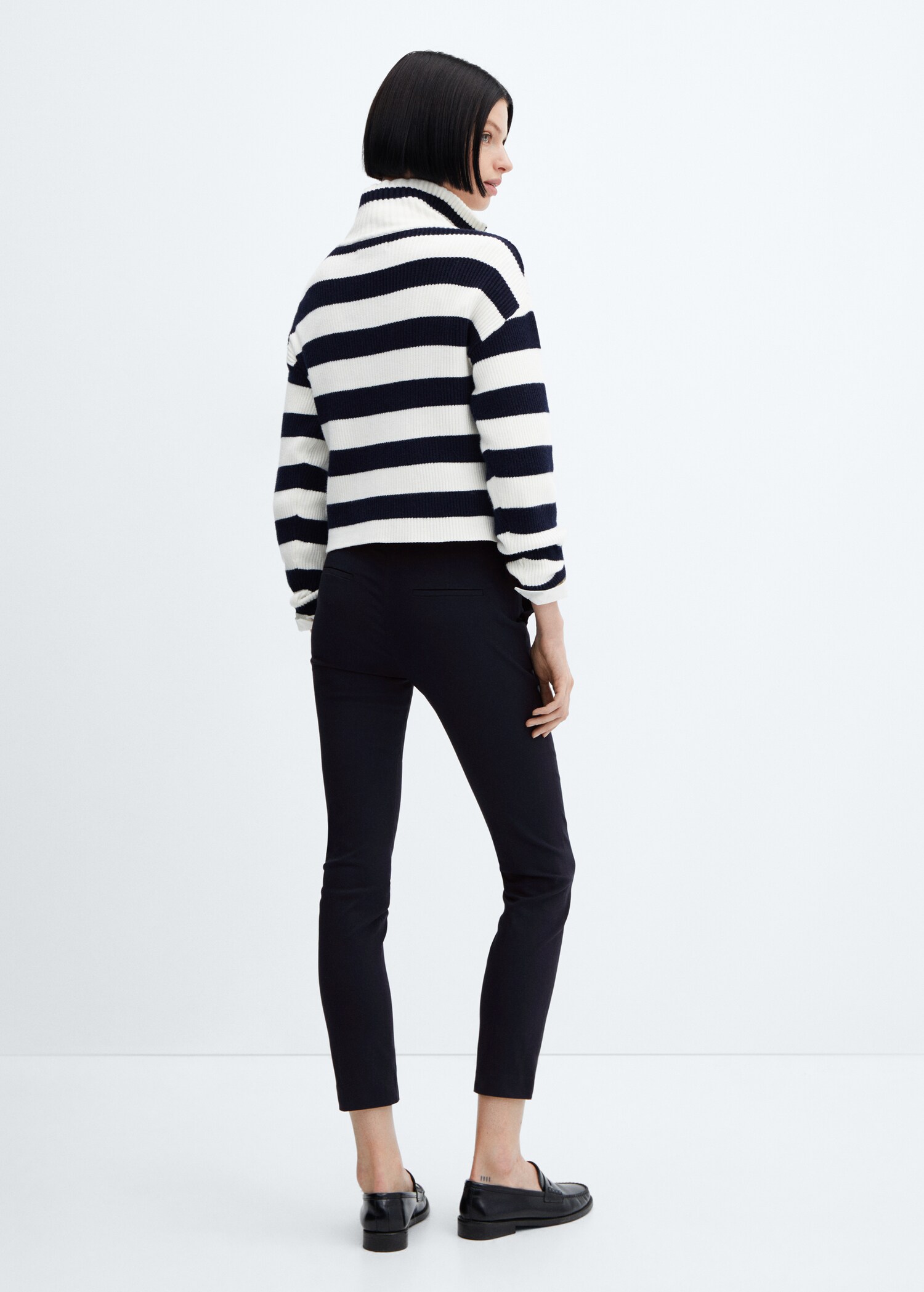 Pantalons skinny crop - Revers de l'article
