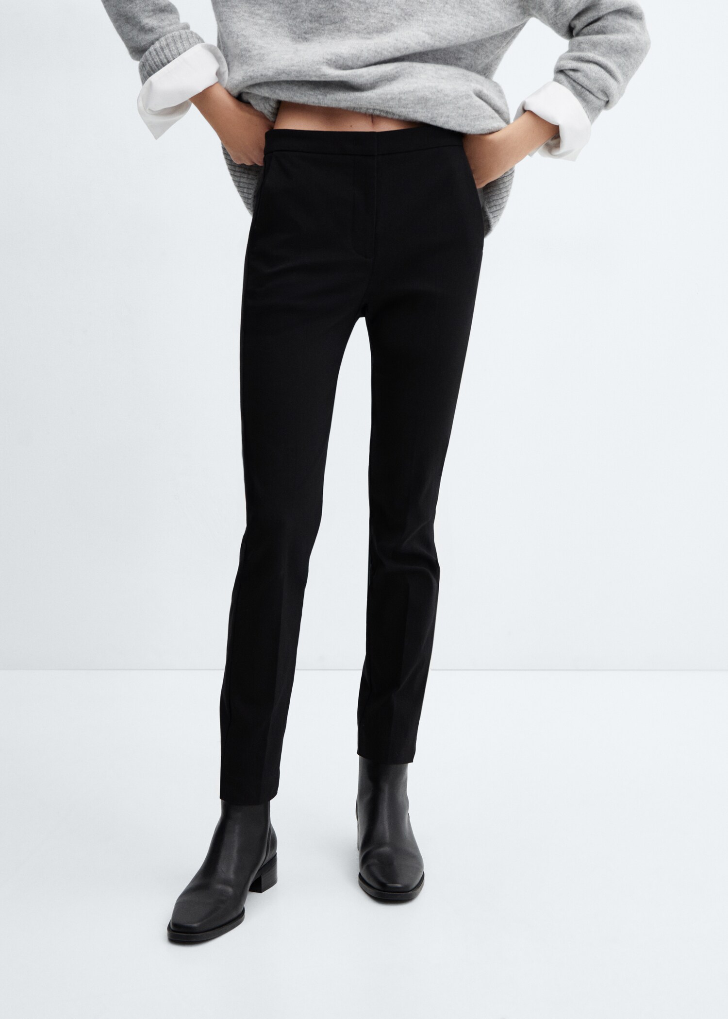 Pantalons skinny crop - Pla mig
