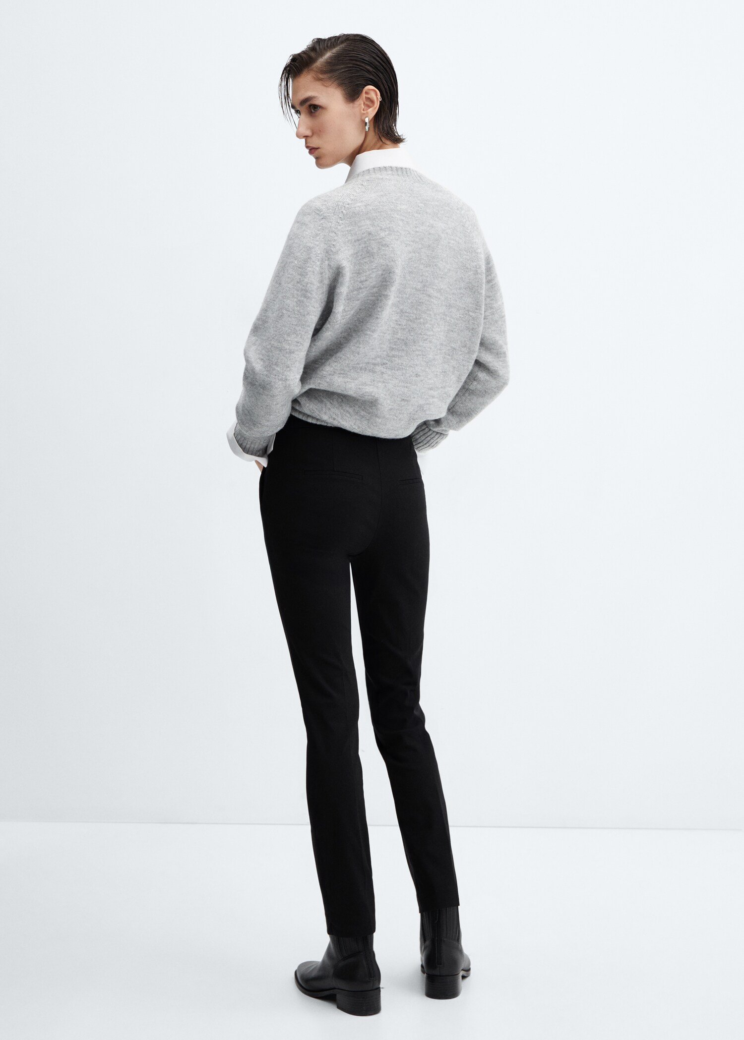 Pantalons skinny crop - Revers de l'article