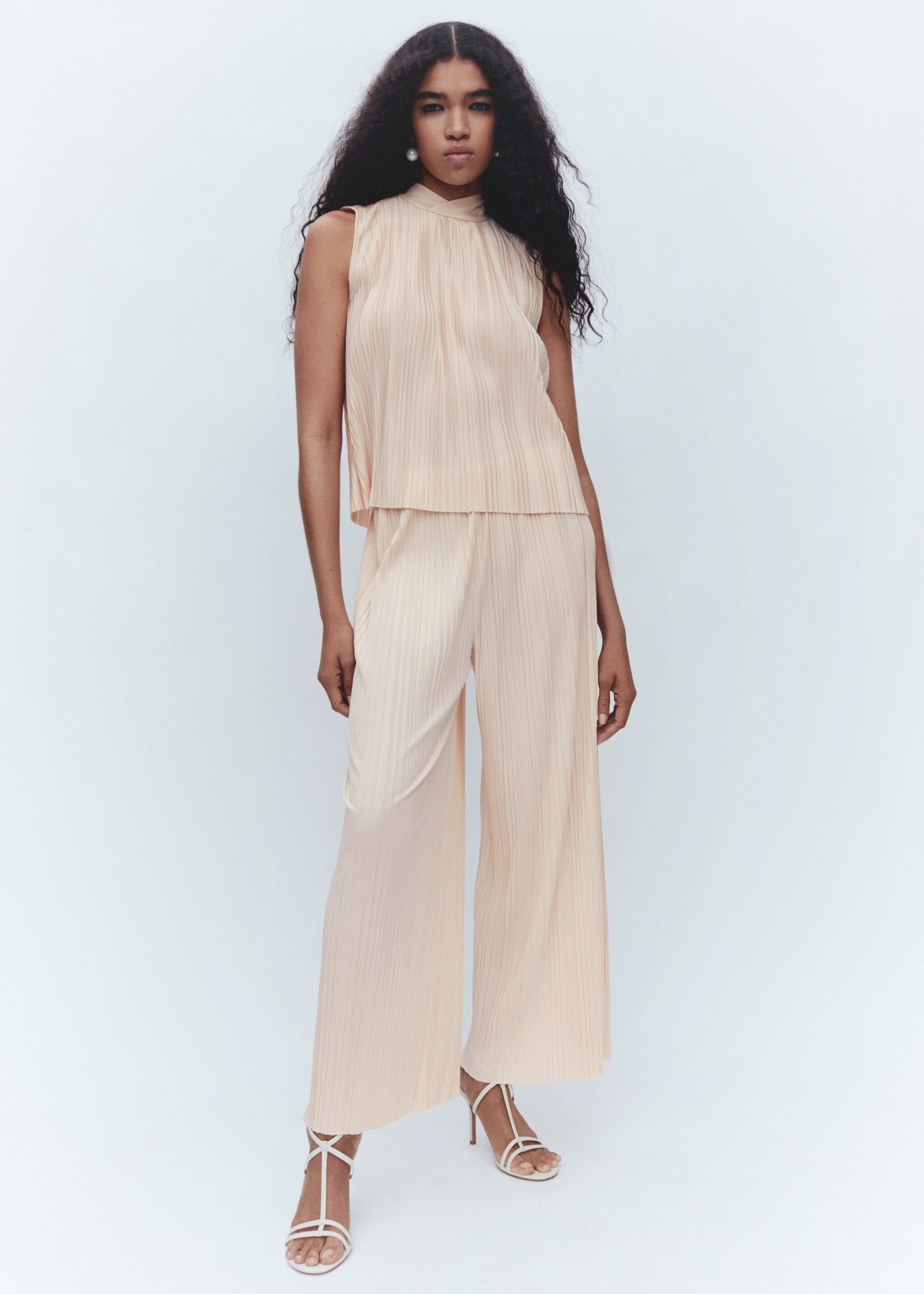 Pleated wide-leg trousers - Details of the article 6