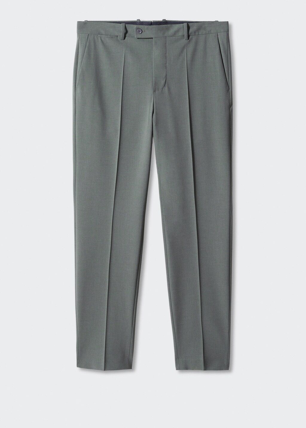 Wool slim-fit suit pants - Men | MANGO OUTLET USA