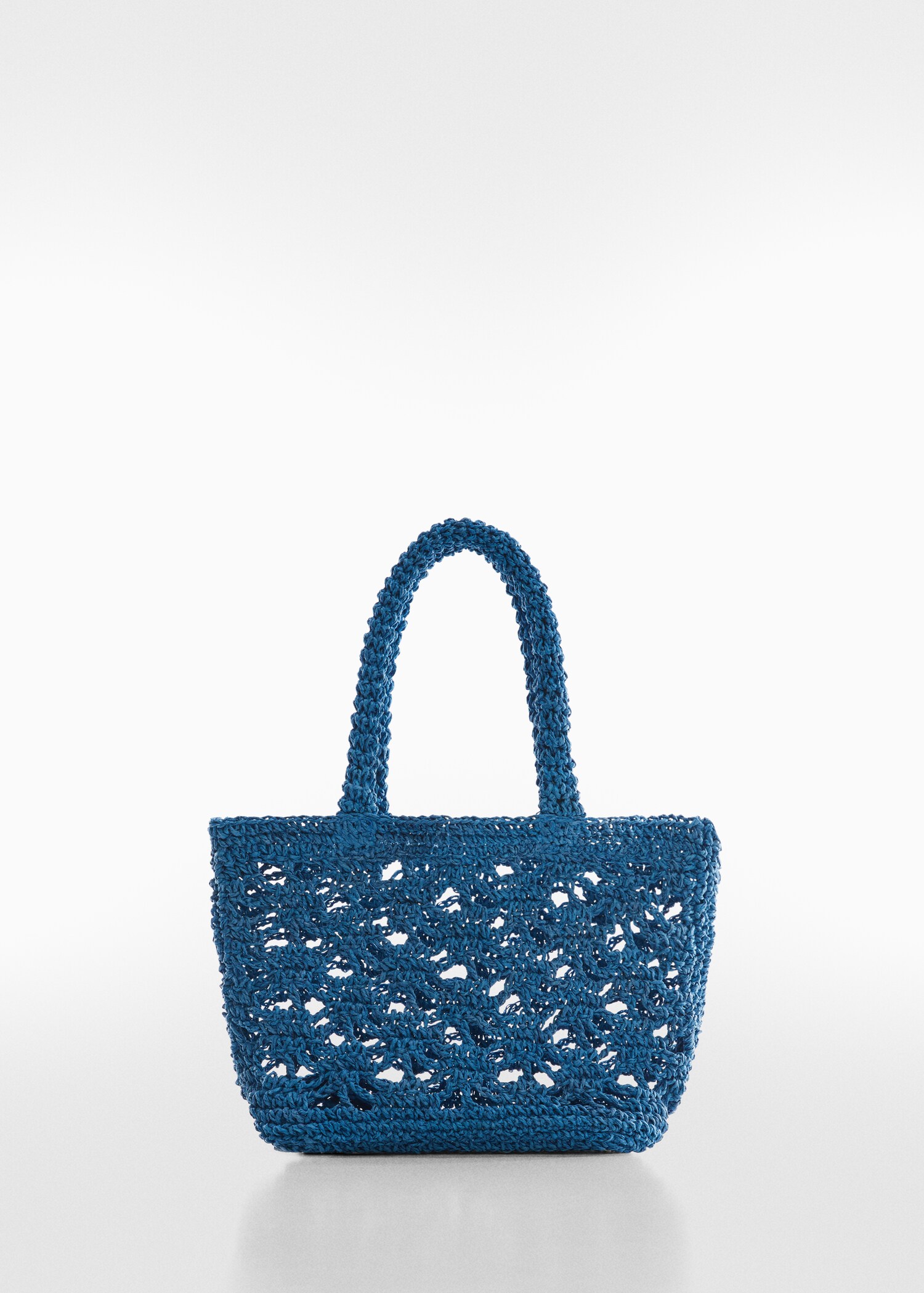 Double-handle raffia bag - Article without model