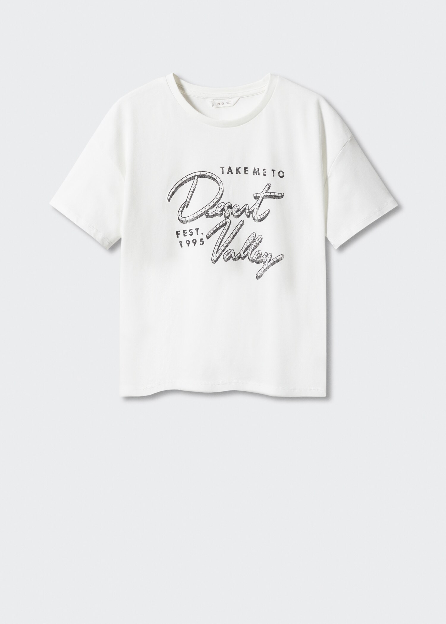 Printed cotton-blend T-shirt - Article without model