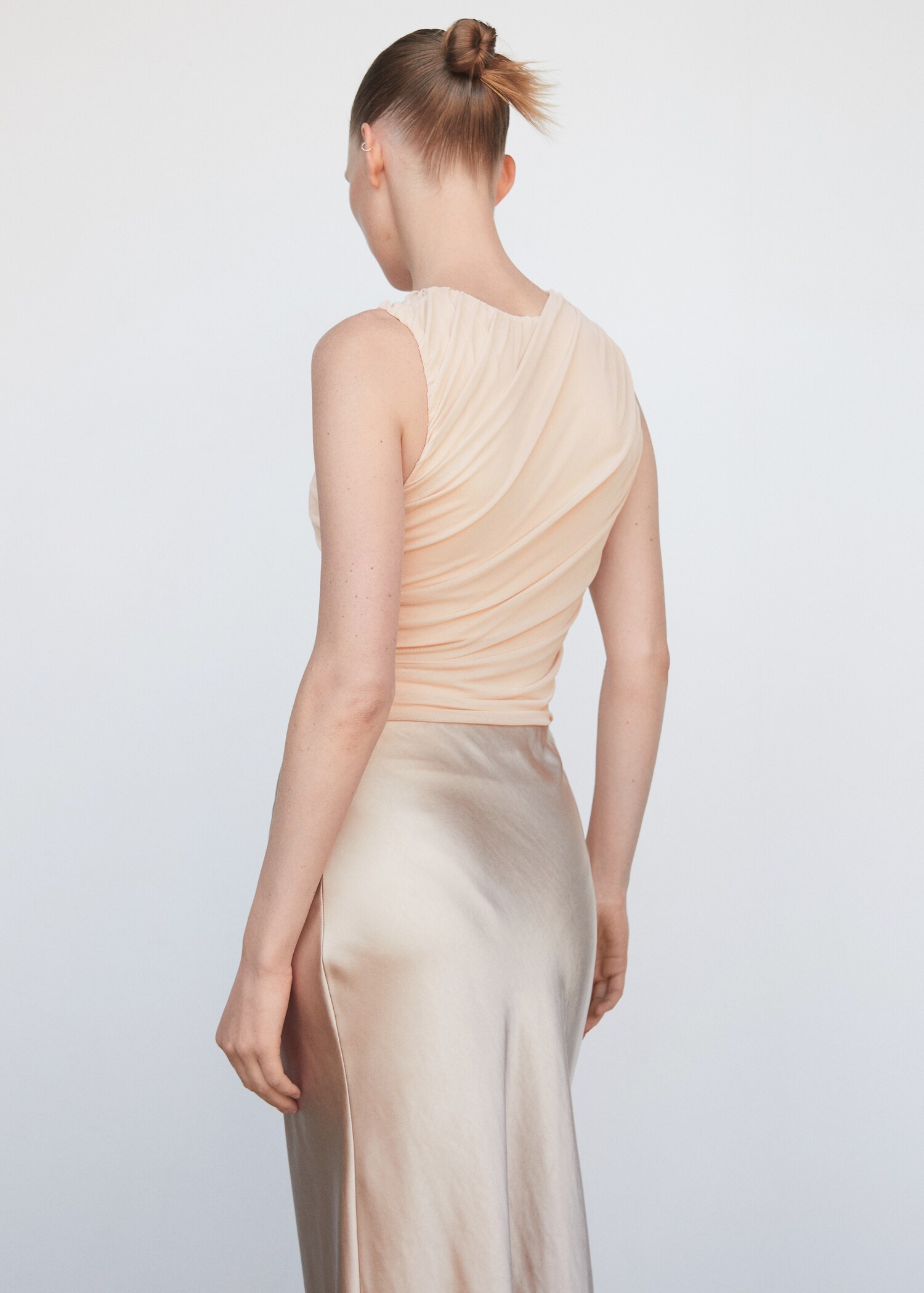 Body increspato chiffon - Retro dell'articolo