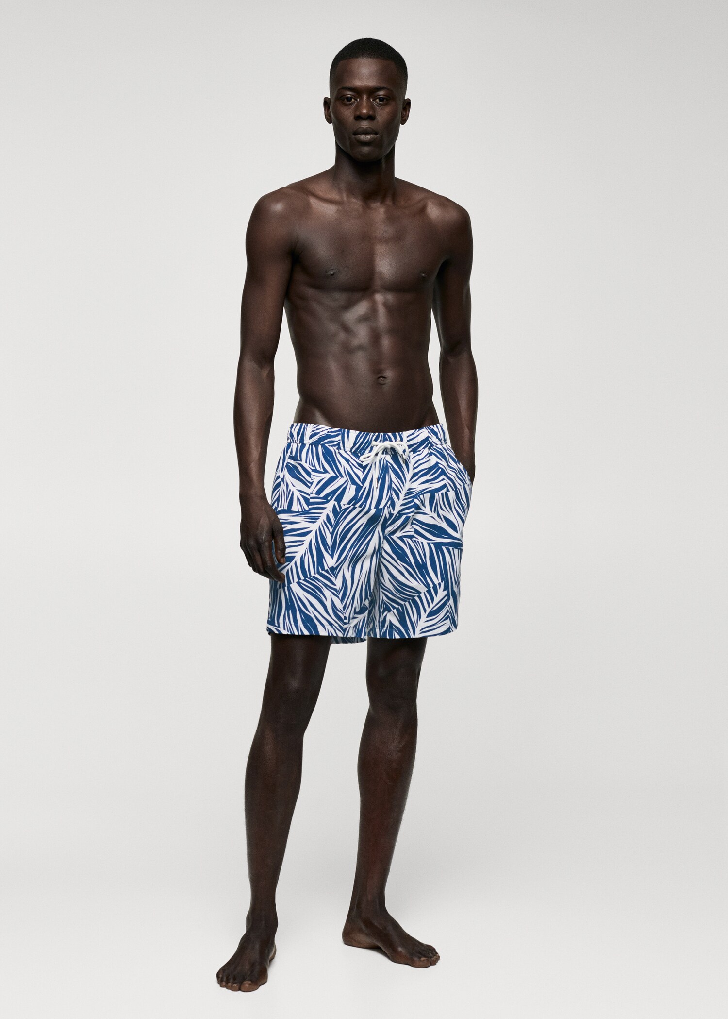 Maillot de bain imprimé feuilles - Détail de l'article 4
