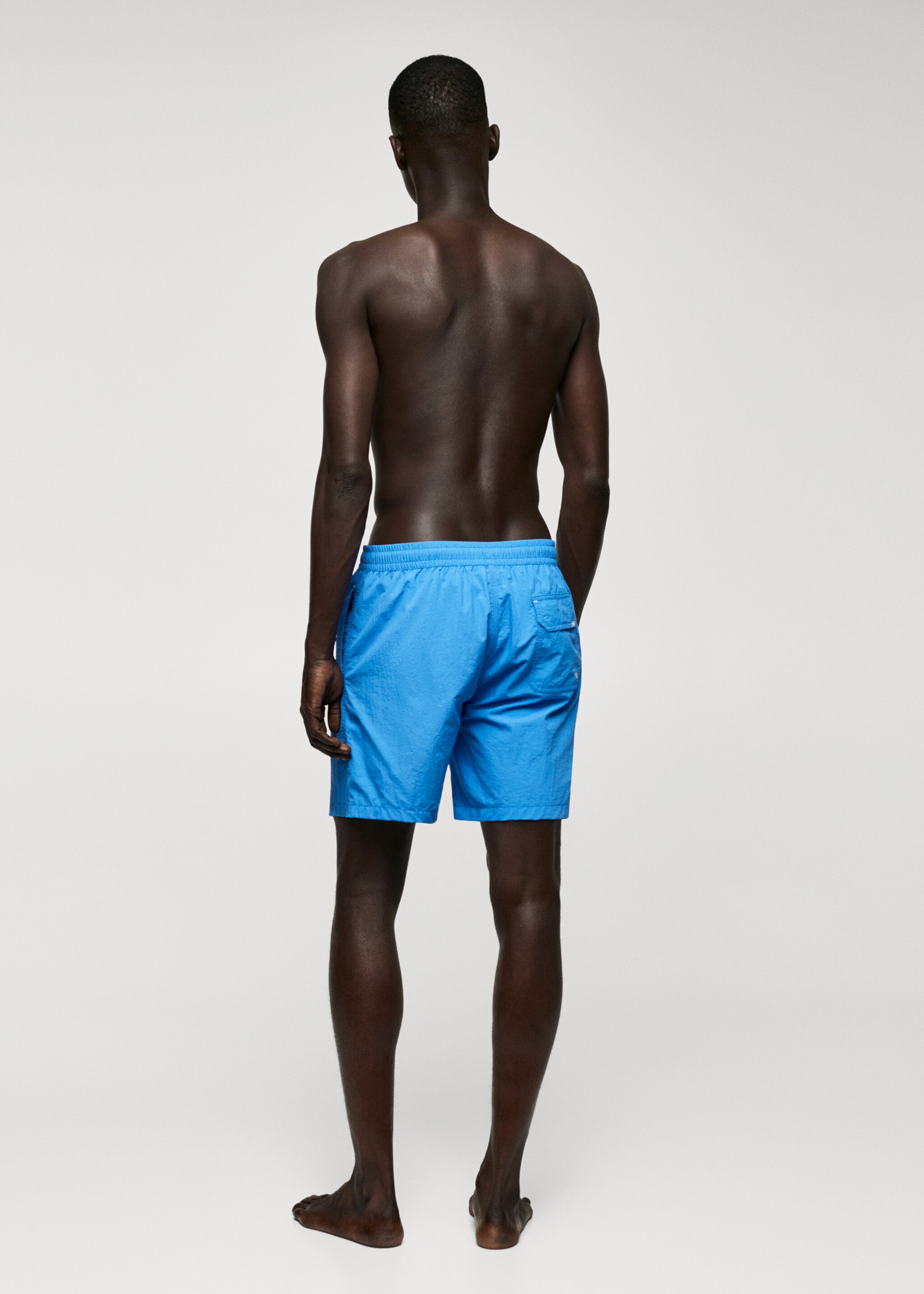Cord plain swimming trunks - Reverse of the article