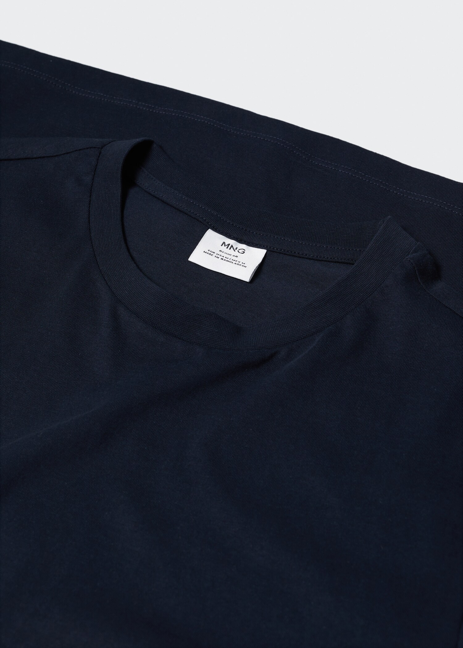 Camiseta básica algodón comfort stretch - Detalle del artículo 8