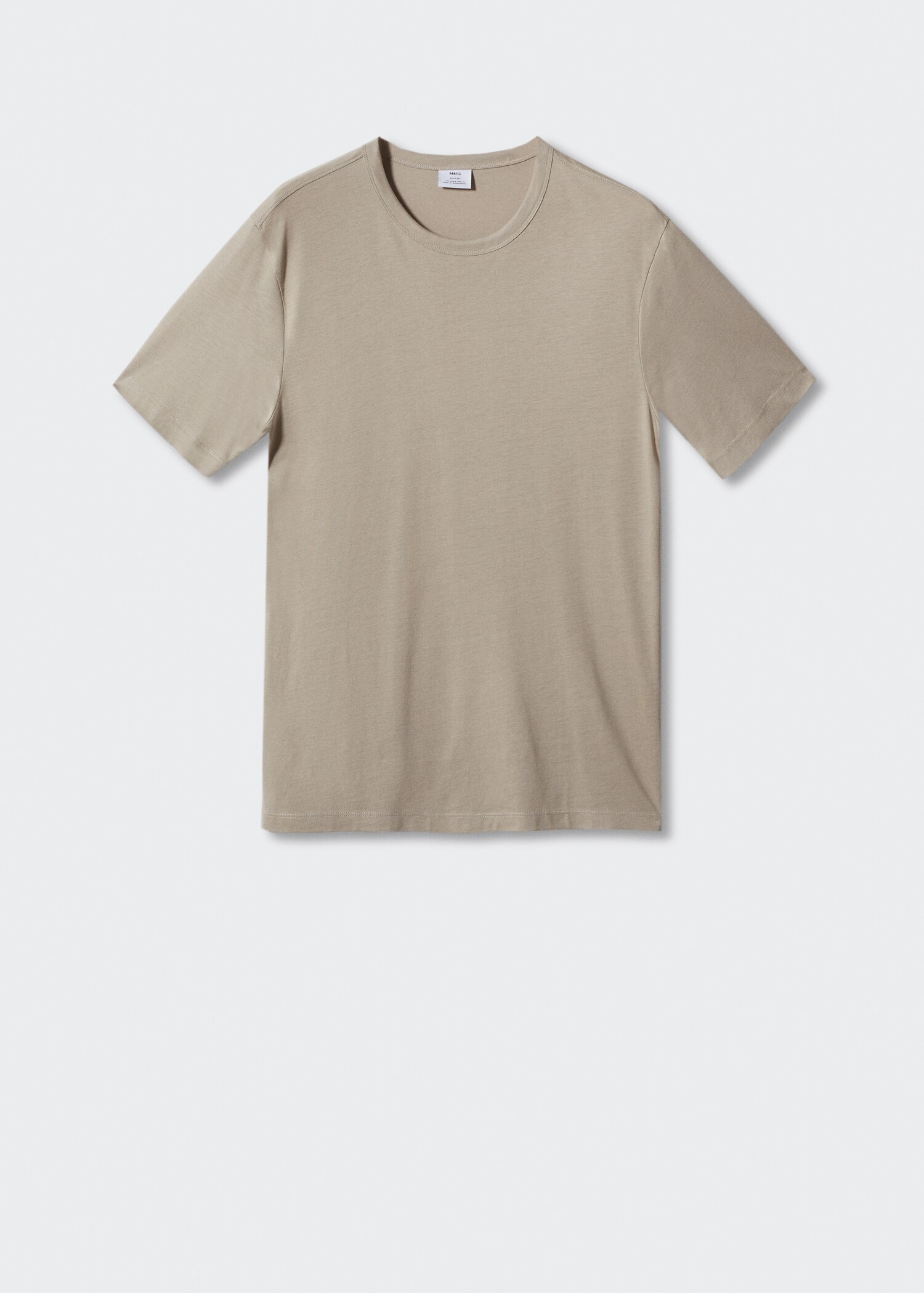 Μπλούζα basic μερσεριζέ lightweight - Προϊόν χωρίς μοντέλο